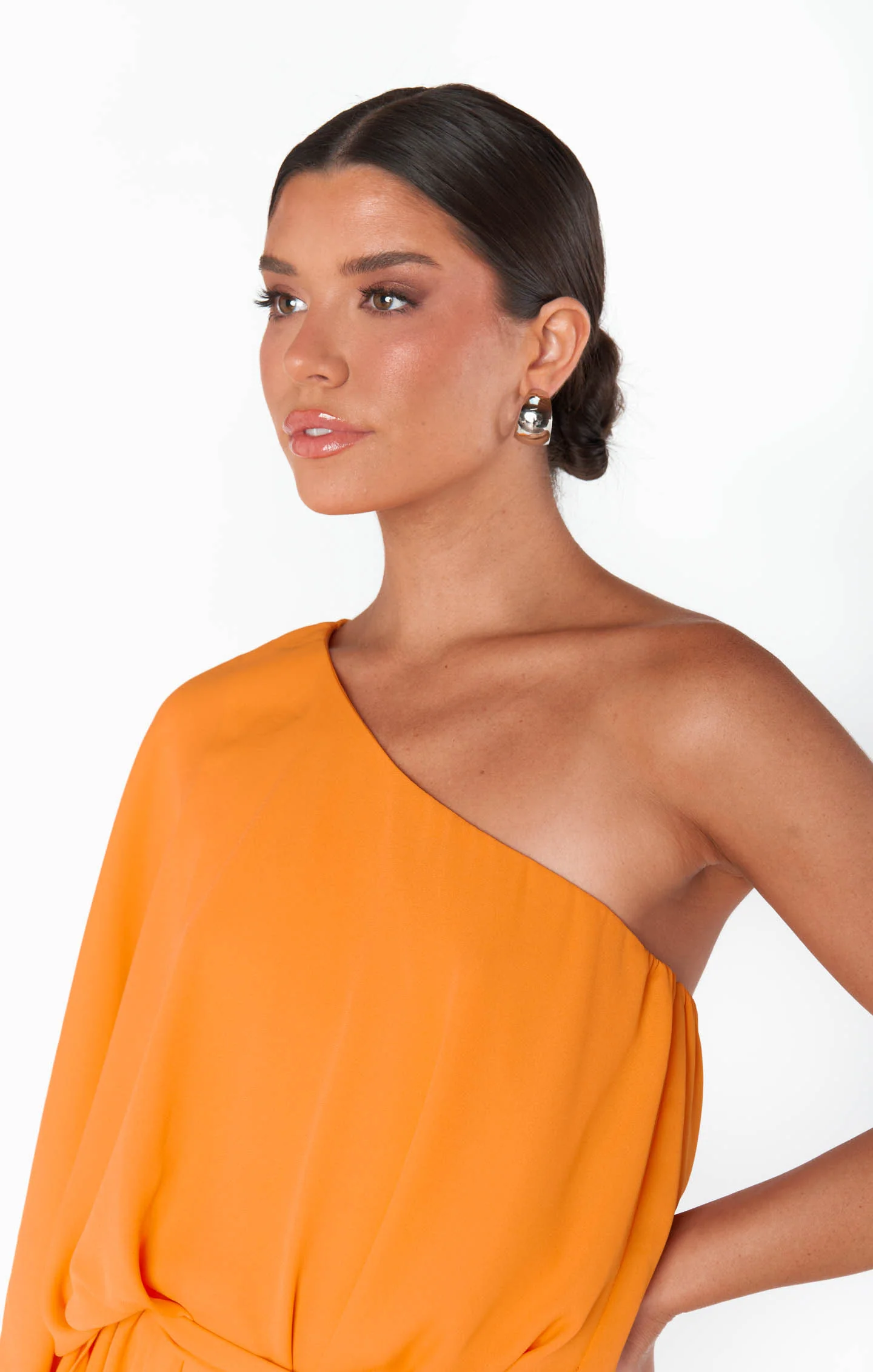 Faithy Jewels Large Lucy Hoop Earrings ~ Silver