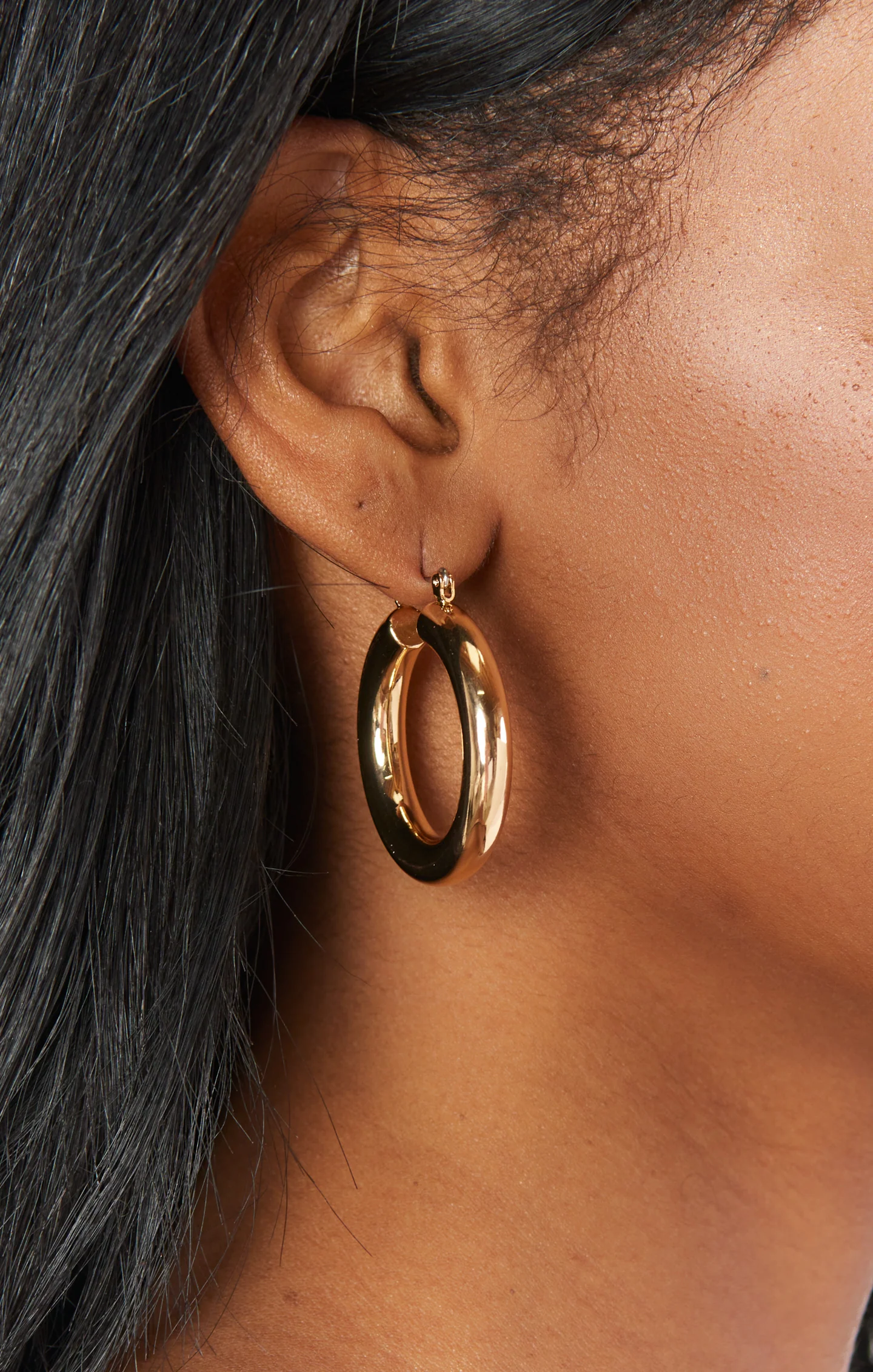 LUV AJ x SIVAN AYLA Havana Hoop Earrings ~ Gold