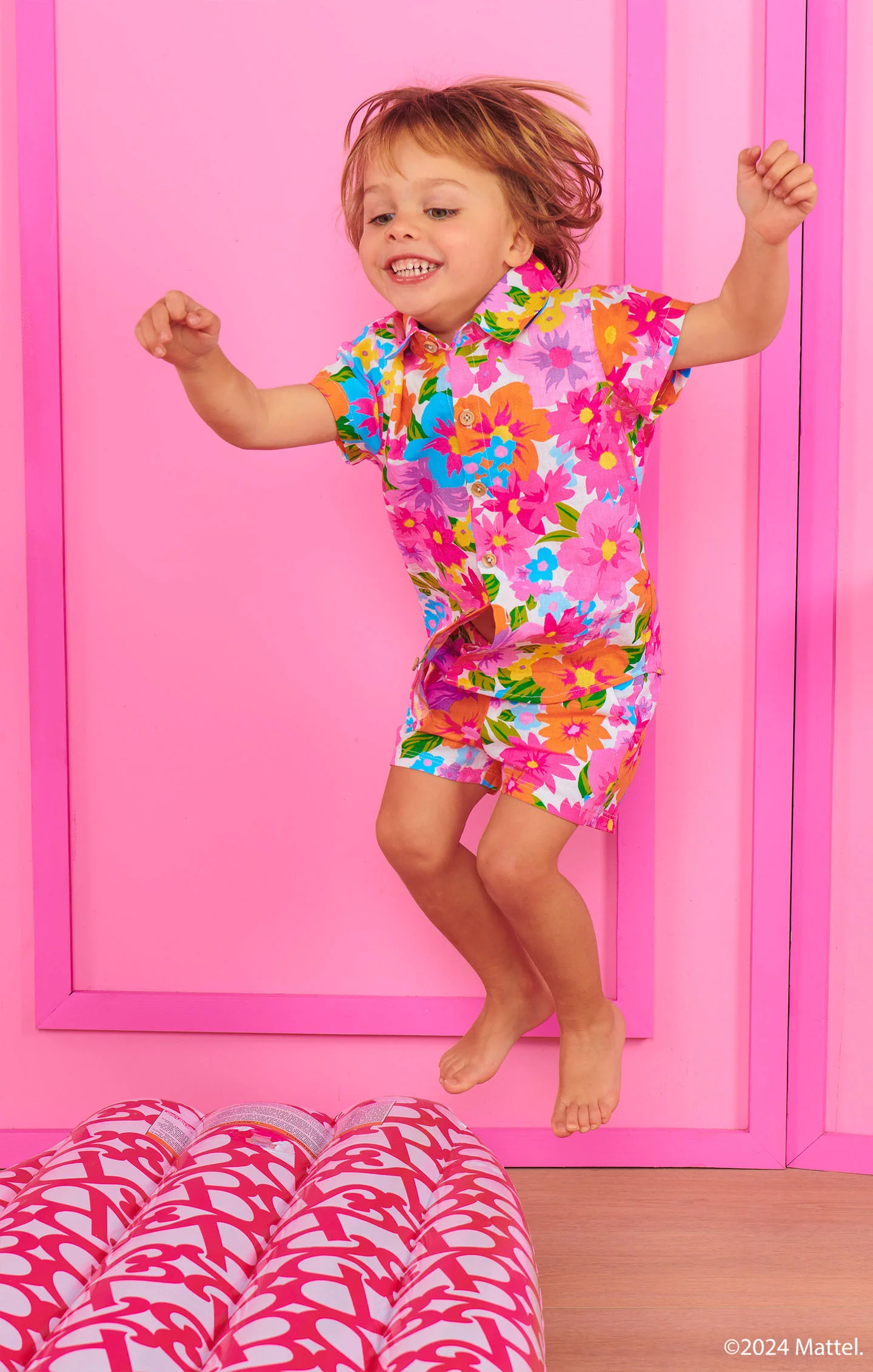 Lil Button Up Shirt ~ Barbie™ Blooms