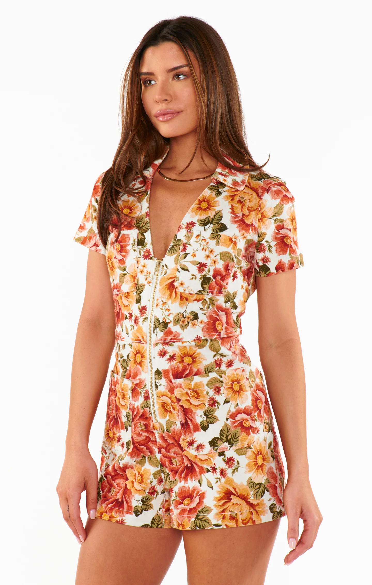 Ranch Romper ~ Desert Rose Denim