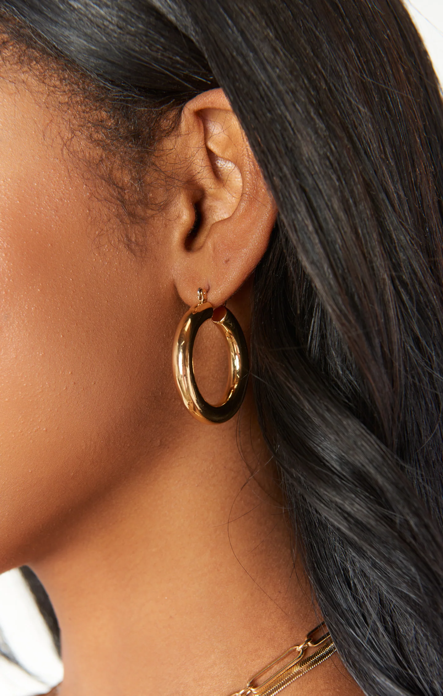 LUV AJ x SIVAN AYLA Havana Hoop Earrings ~ Gold