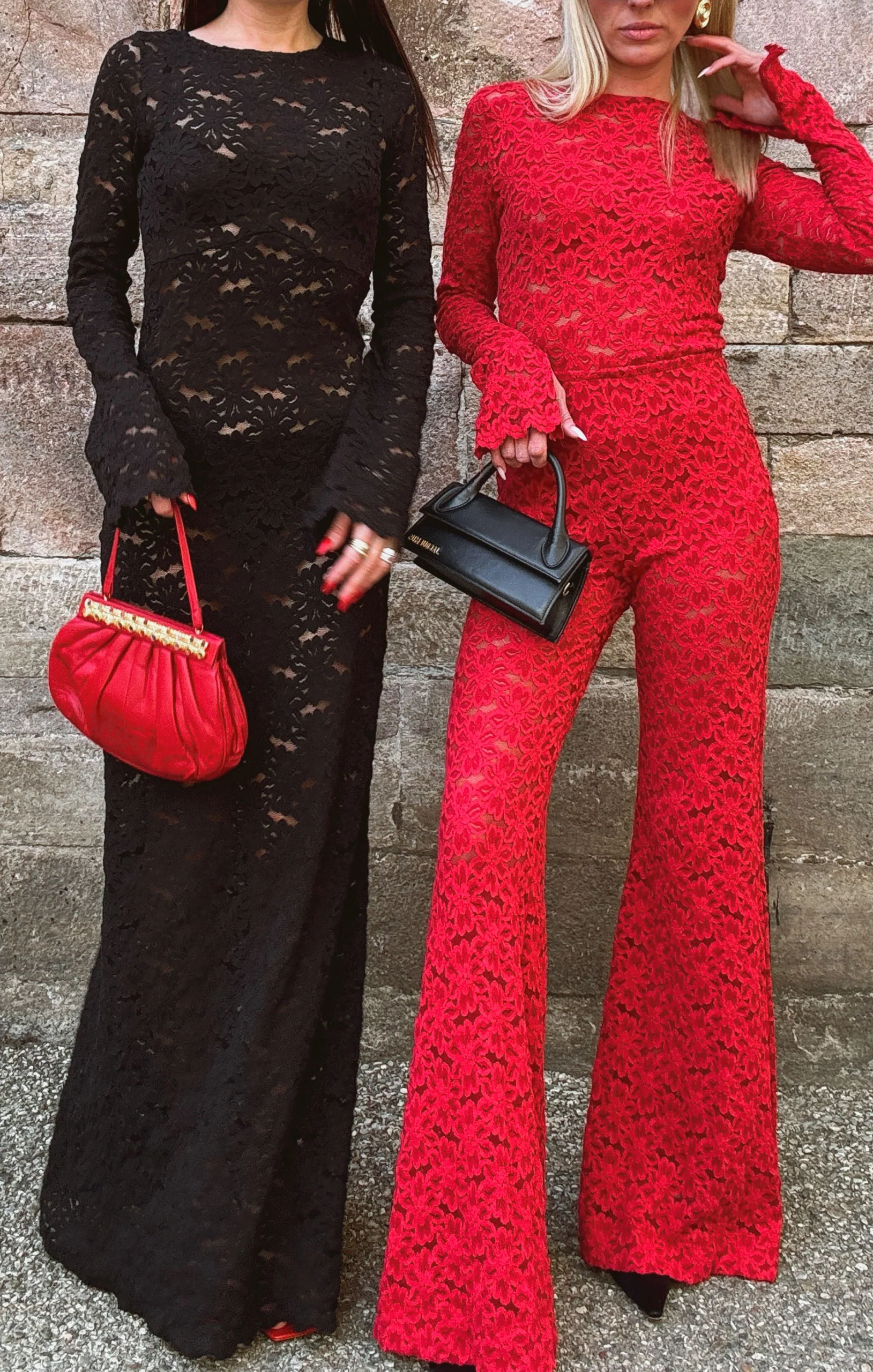 Bowie Bells ~ Radiant Red Lace