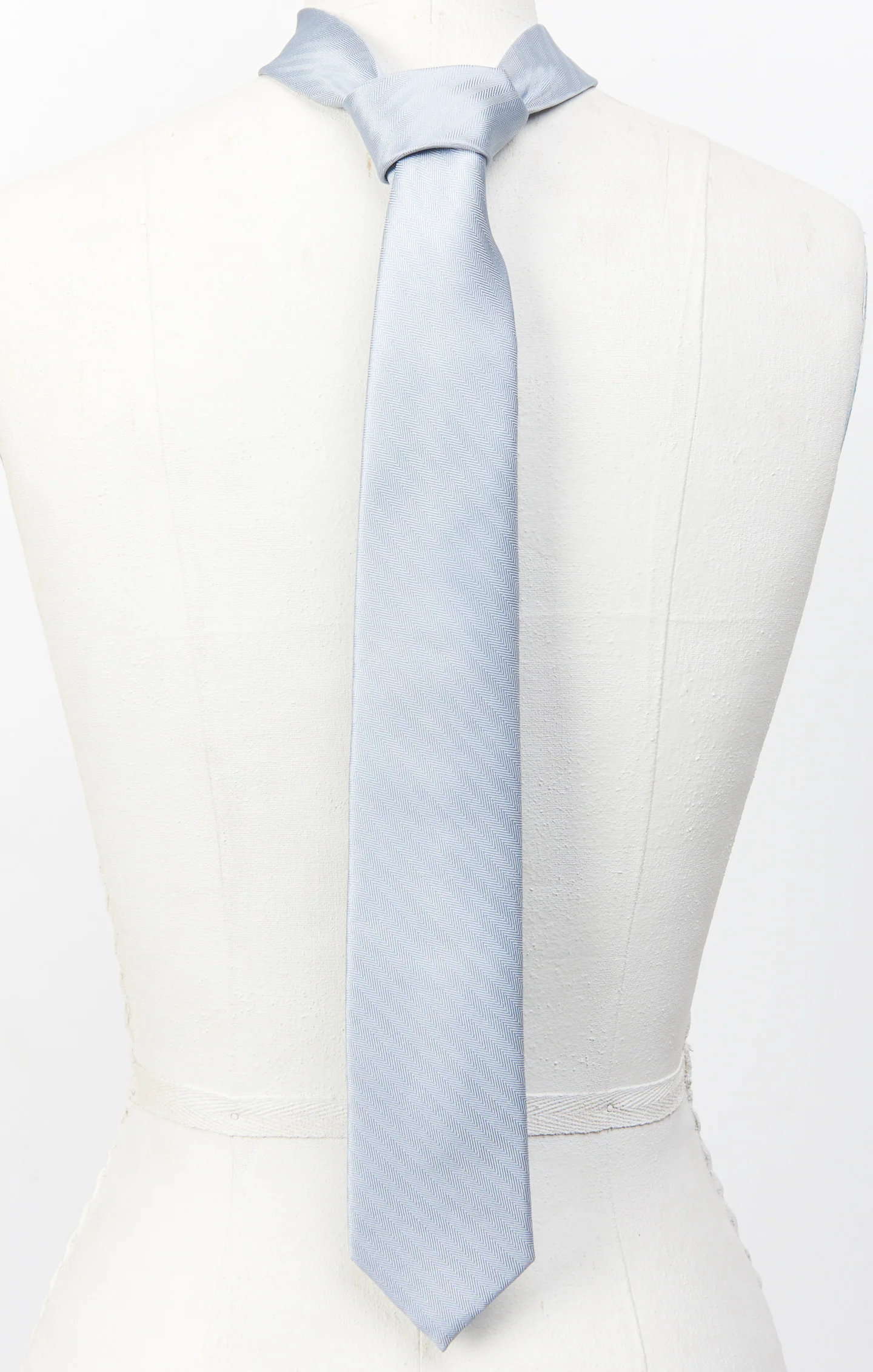 Nico Neck Tie ~ Steel Blue Solid
