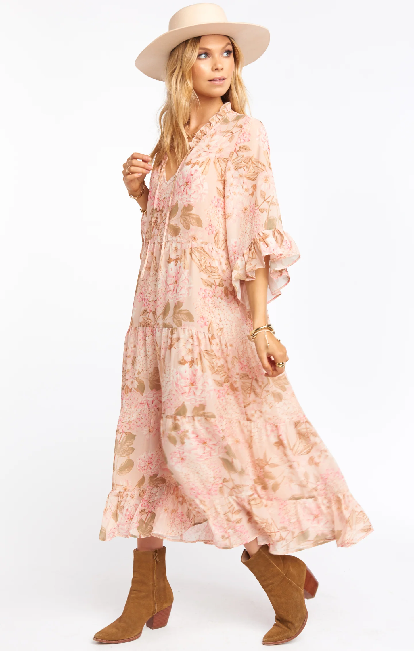 Hydrangea Maxi Dress