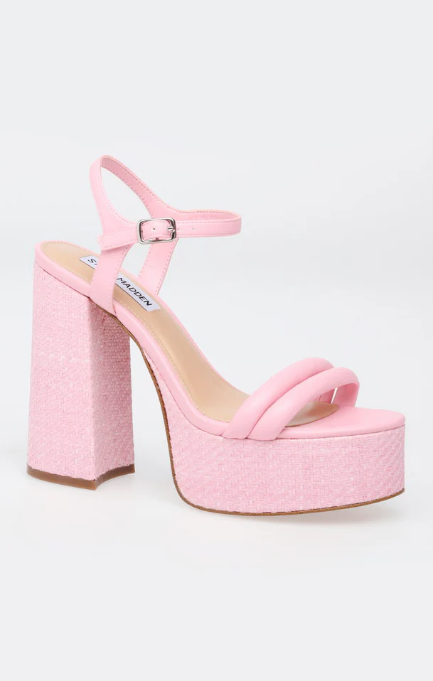 Steve Madden Tiera Platform Heel ~ Pink Multi