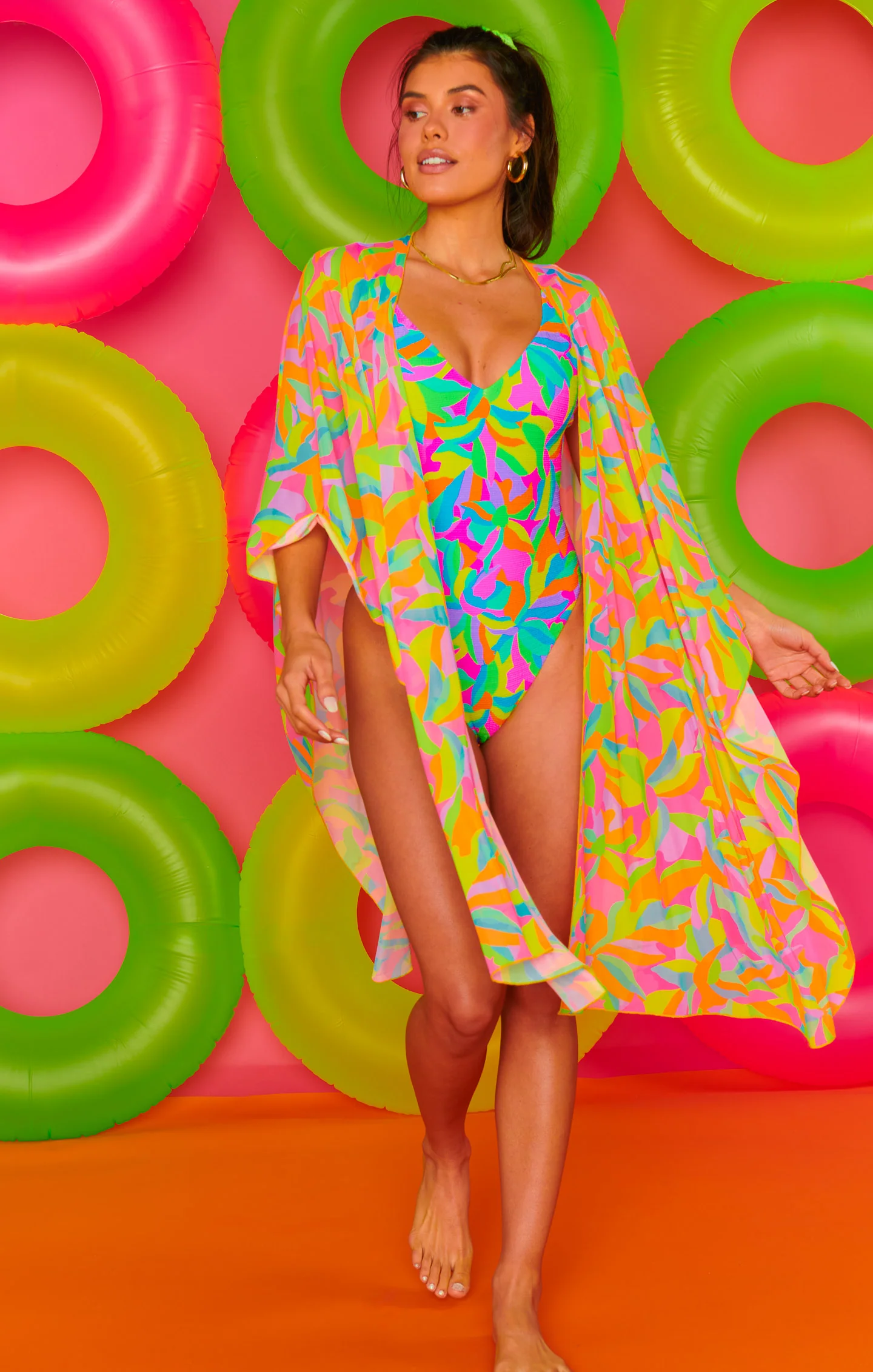 Universal Sarong ~ Neon Tropics