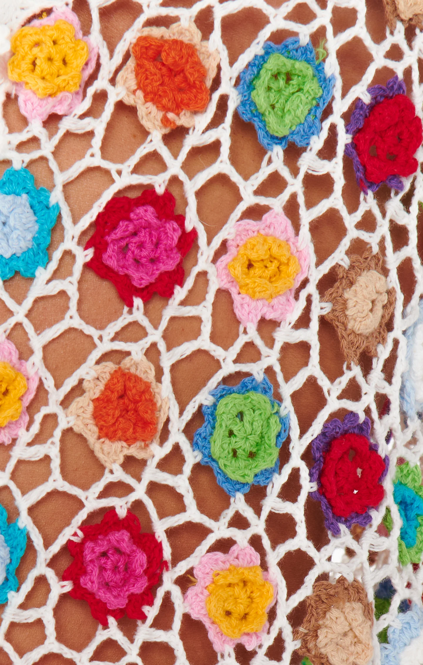 Summer Floral Crochet Coverup