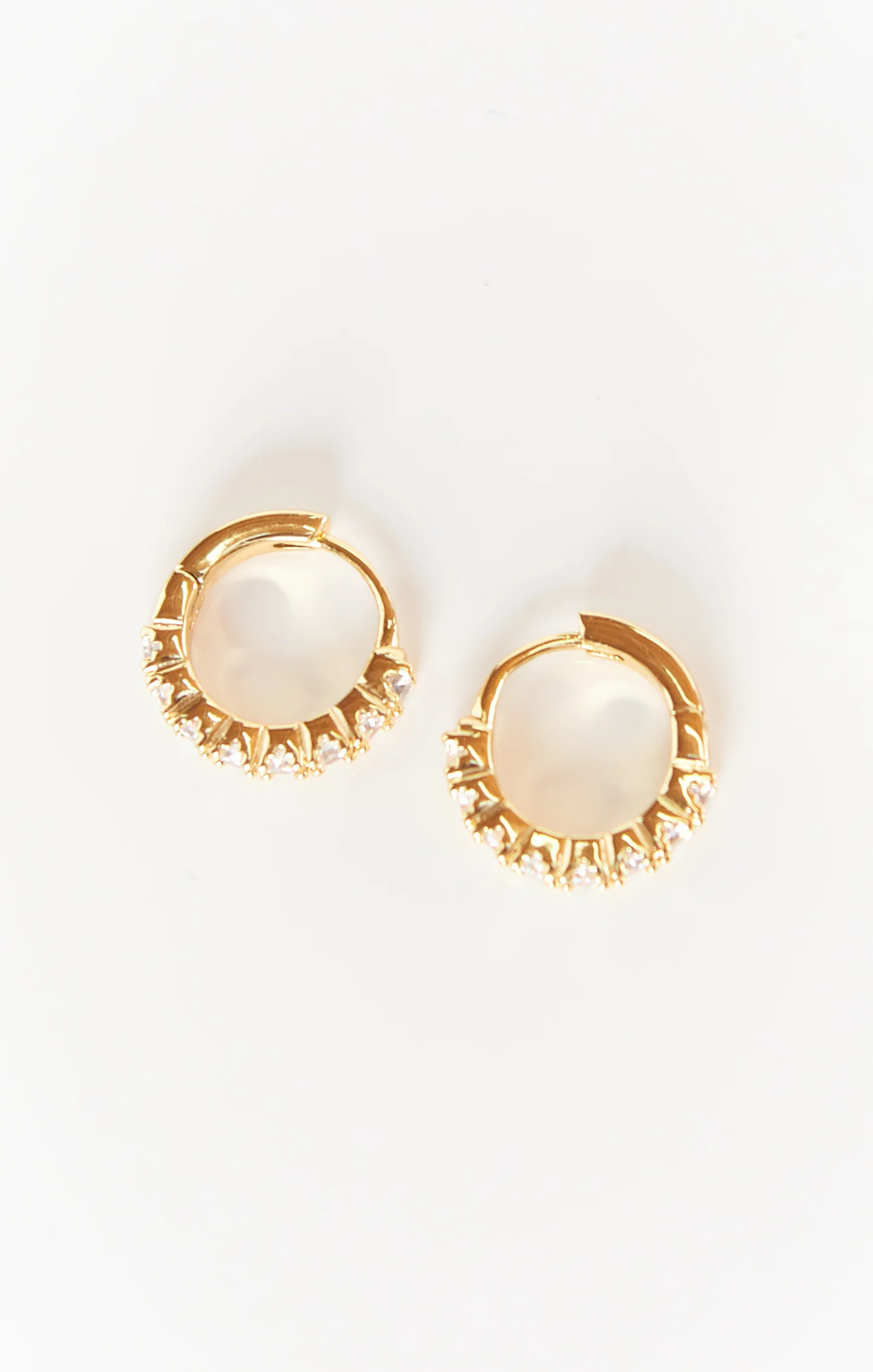 Sofia Huggie Earrings ~ Gold
