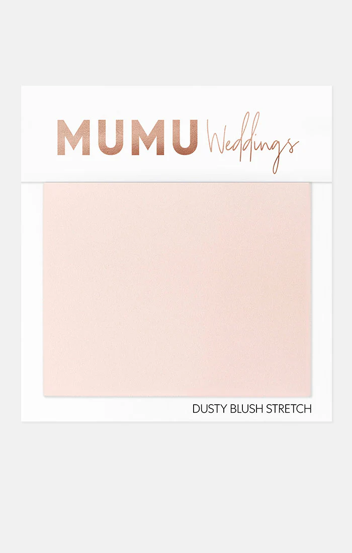 Bridesmaid Fabric Swatch ~ Dusty Blush Stretch