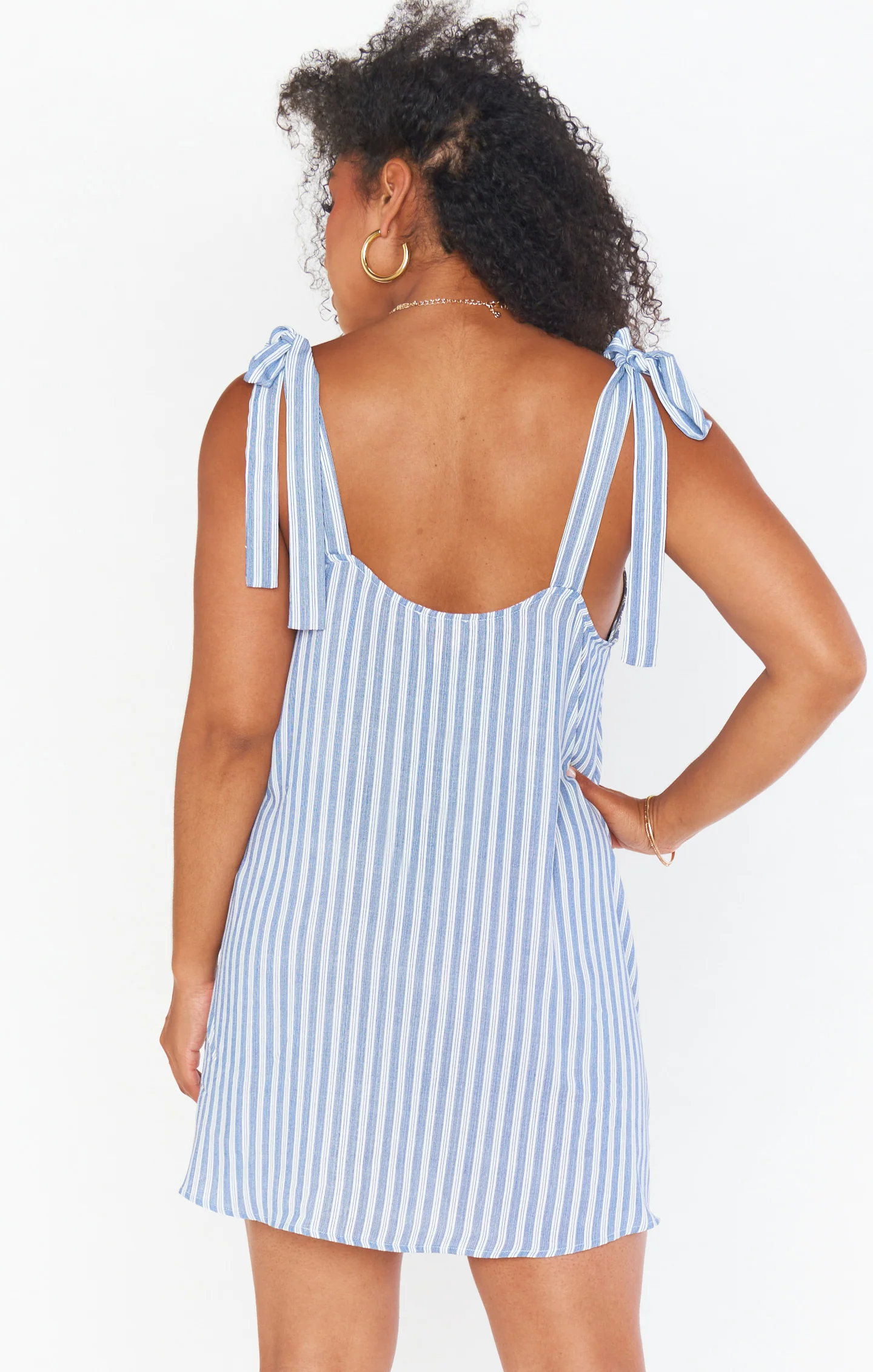 Throw and Go Tie Mini ~ She Sails Stripe