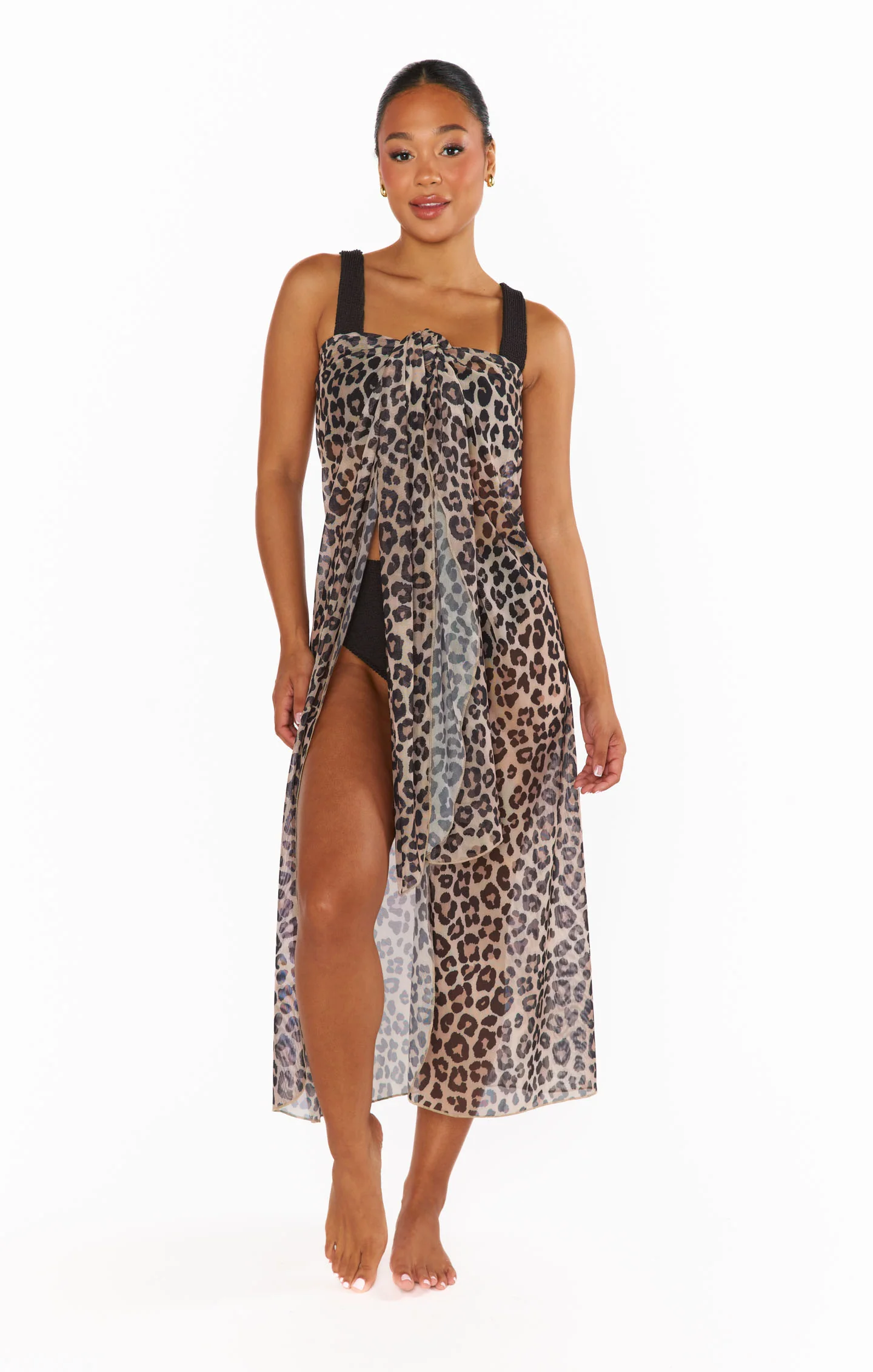 Universal Sarong ~ Cheetah Mesh