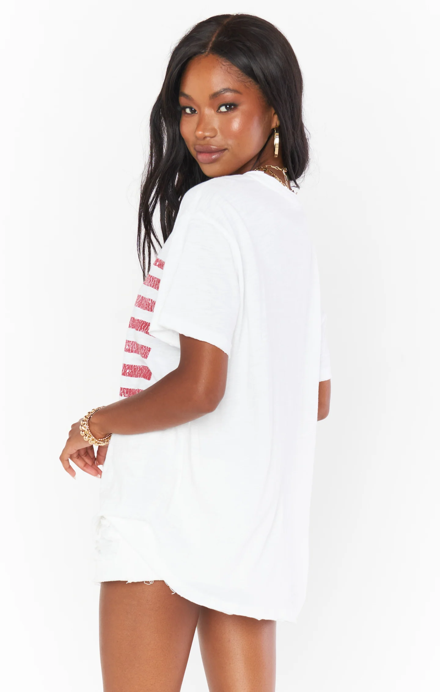 Cooper Tee ~ American Flag Graphic