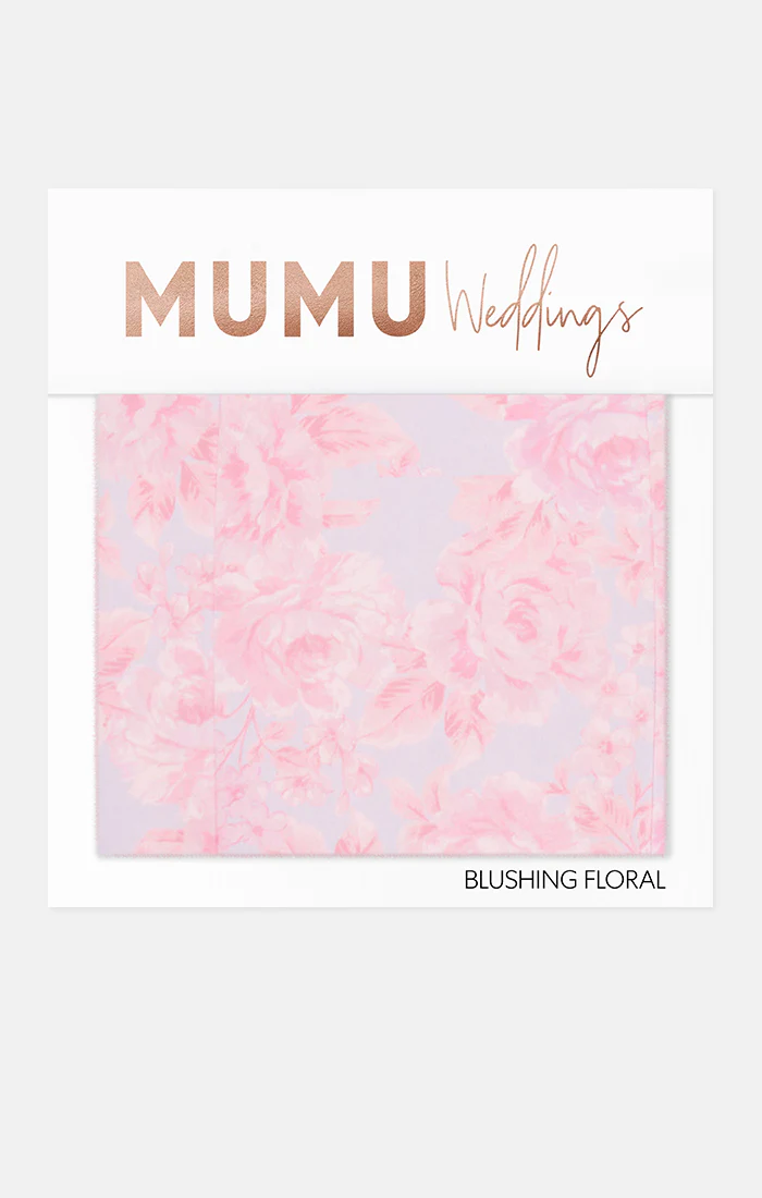 Bridesmaid Fabric Swatch ~ Blushing Floral
