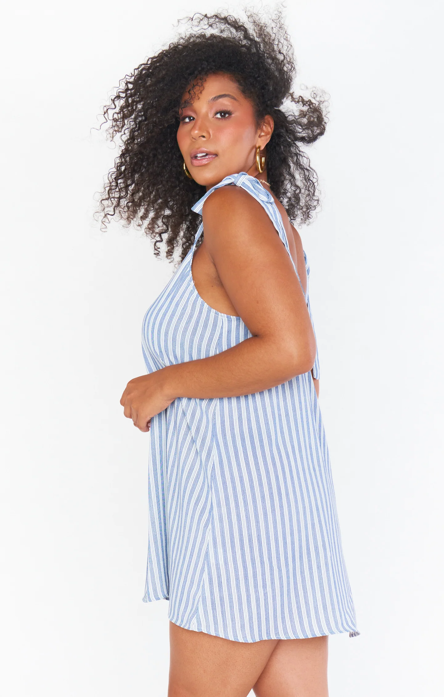 Throw and Go Tie Mini ~ She Sails Stripe