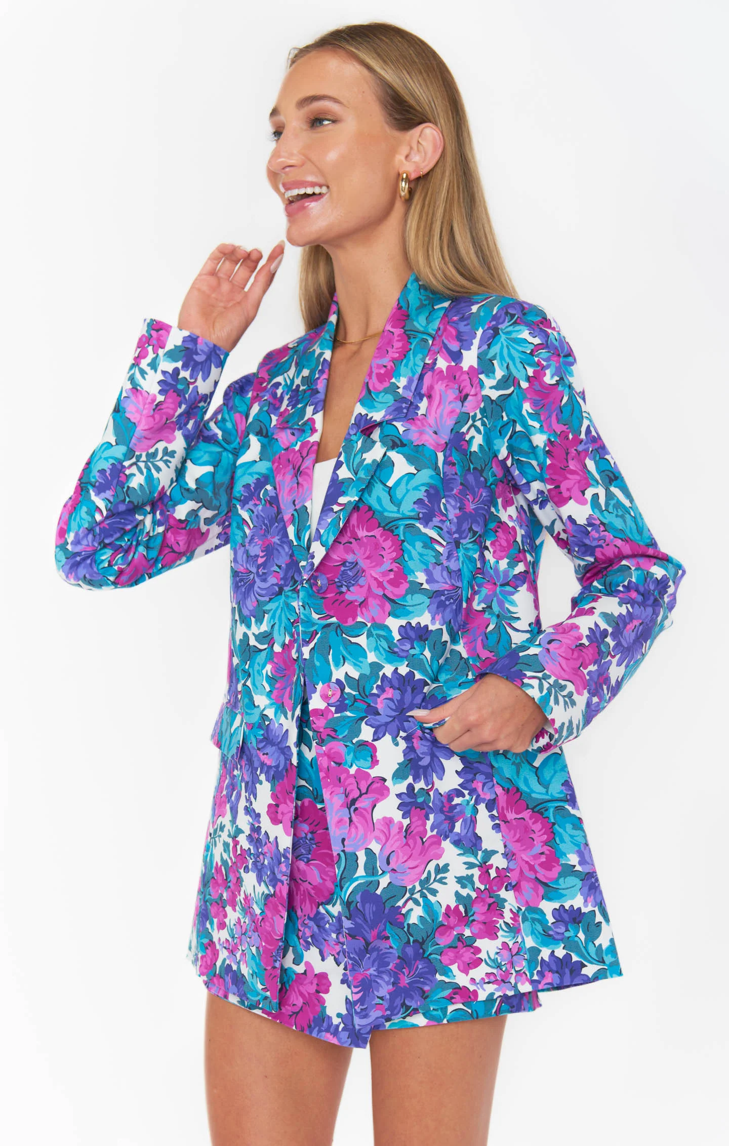 Ezra Blazer ~ Magenta Blooms