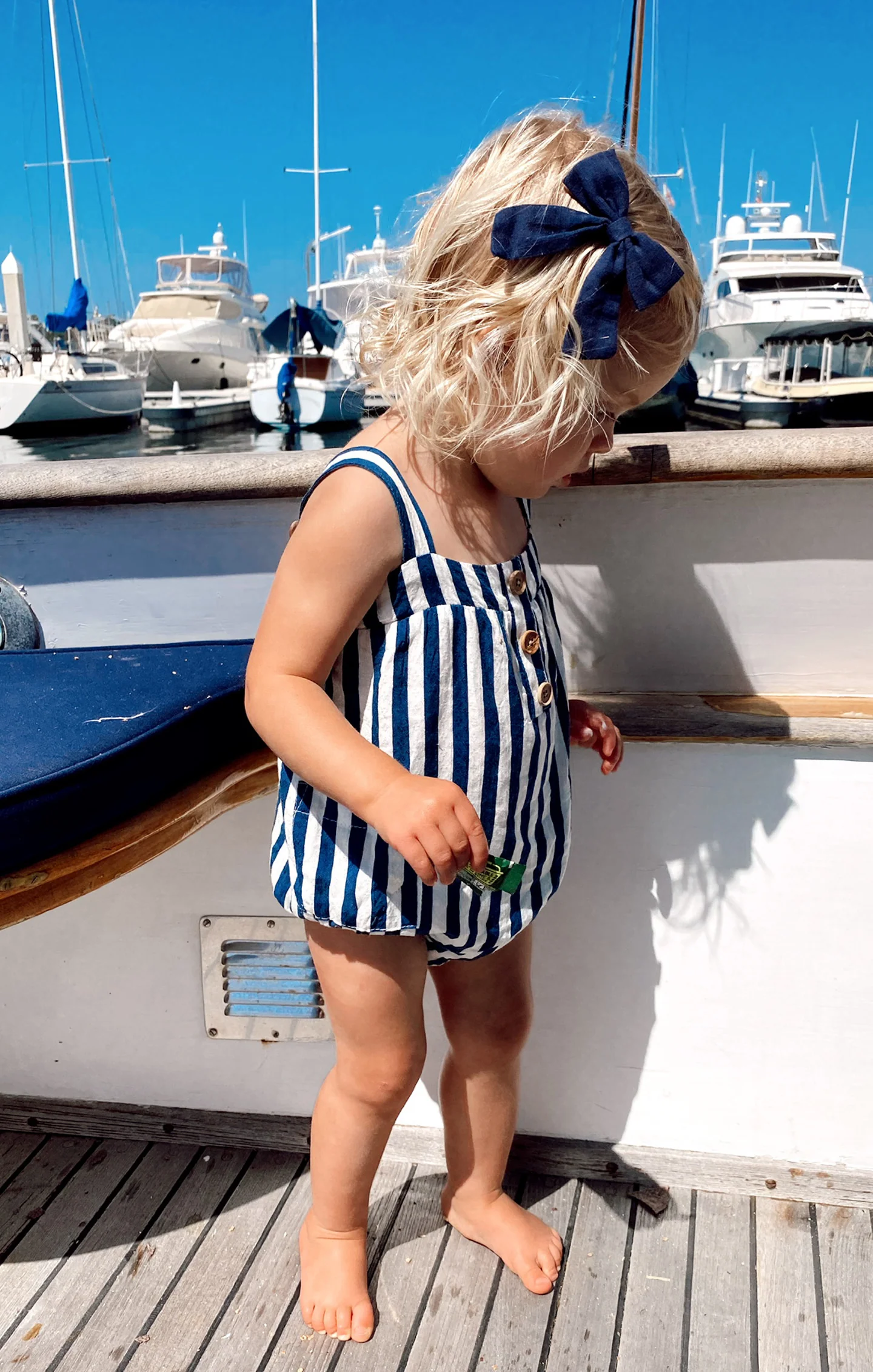 Nash Onesie ~ Ocean Stripe