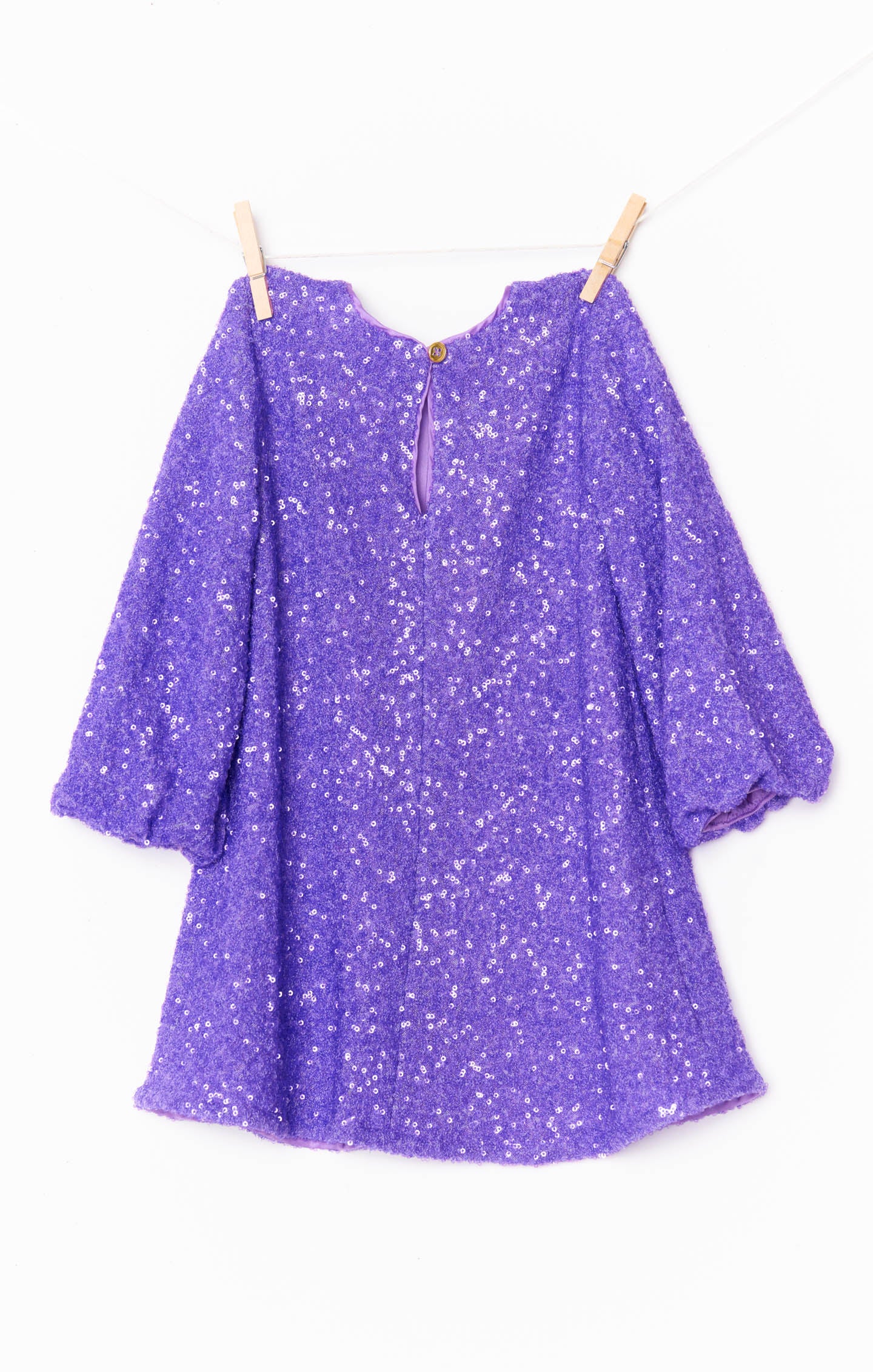 Magic Sparkle Gown ~ Purple Glitter