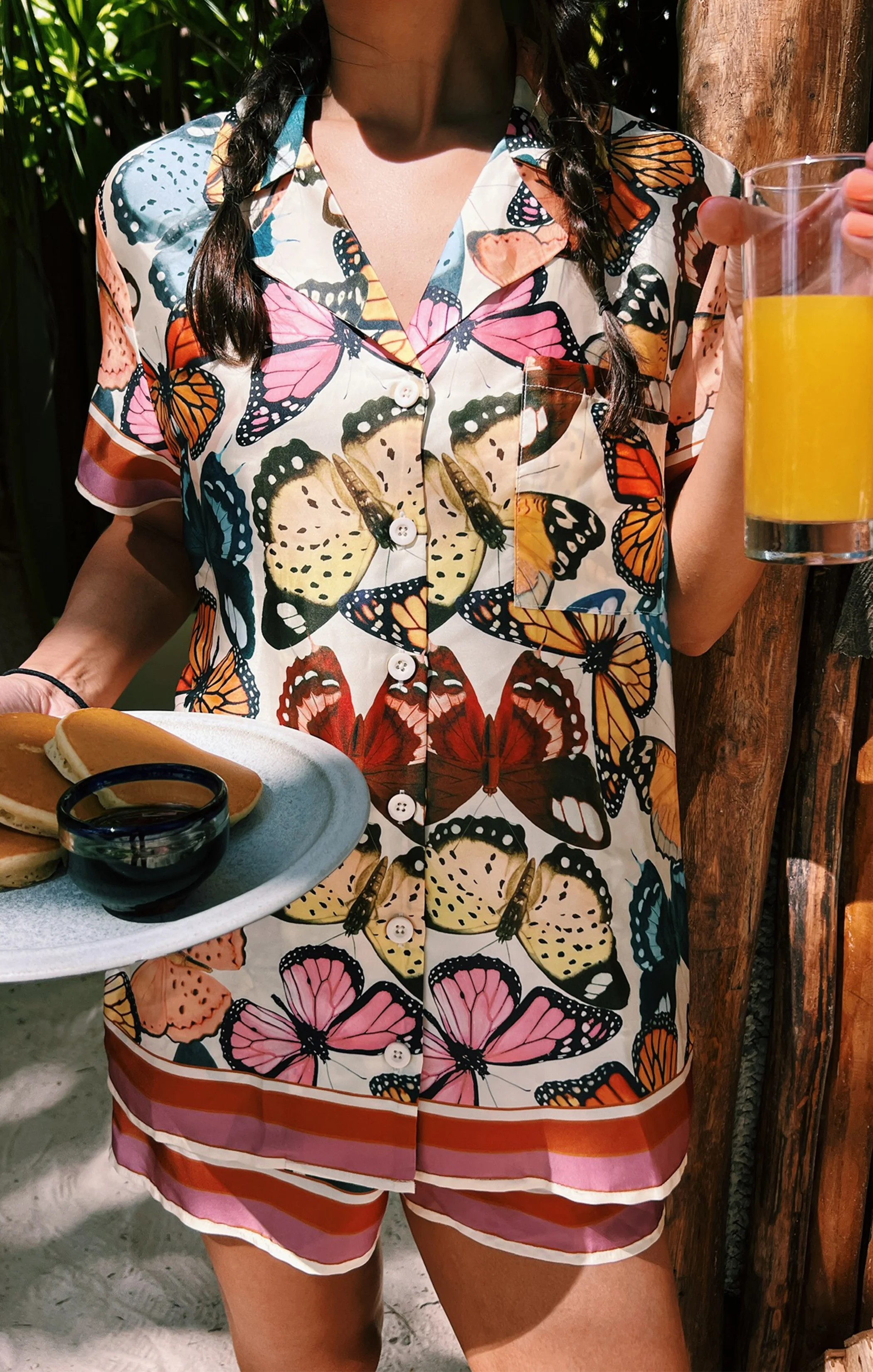 Weekend Relaxation PJ Set ~ Butterflies Pattern