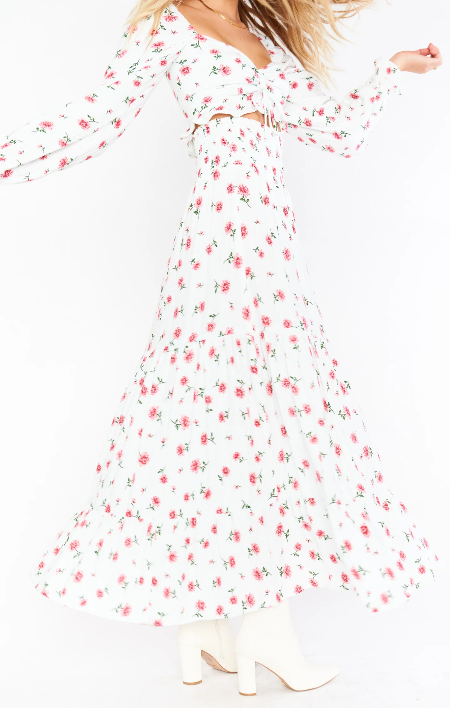 Convertibe Skirt Dress ~ Fancy Flower