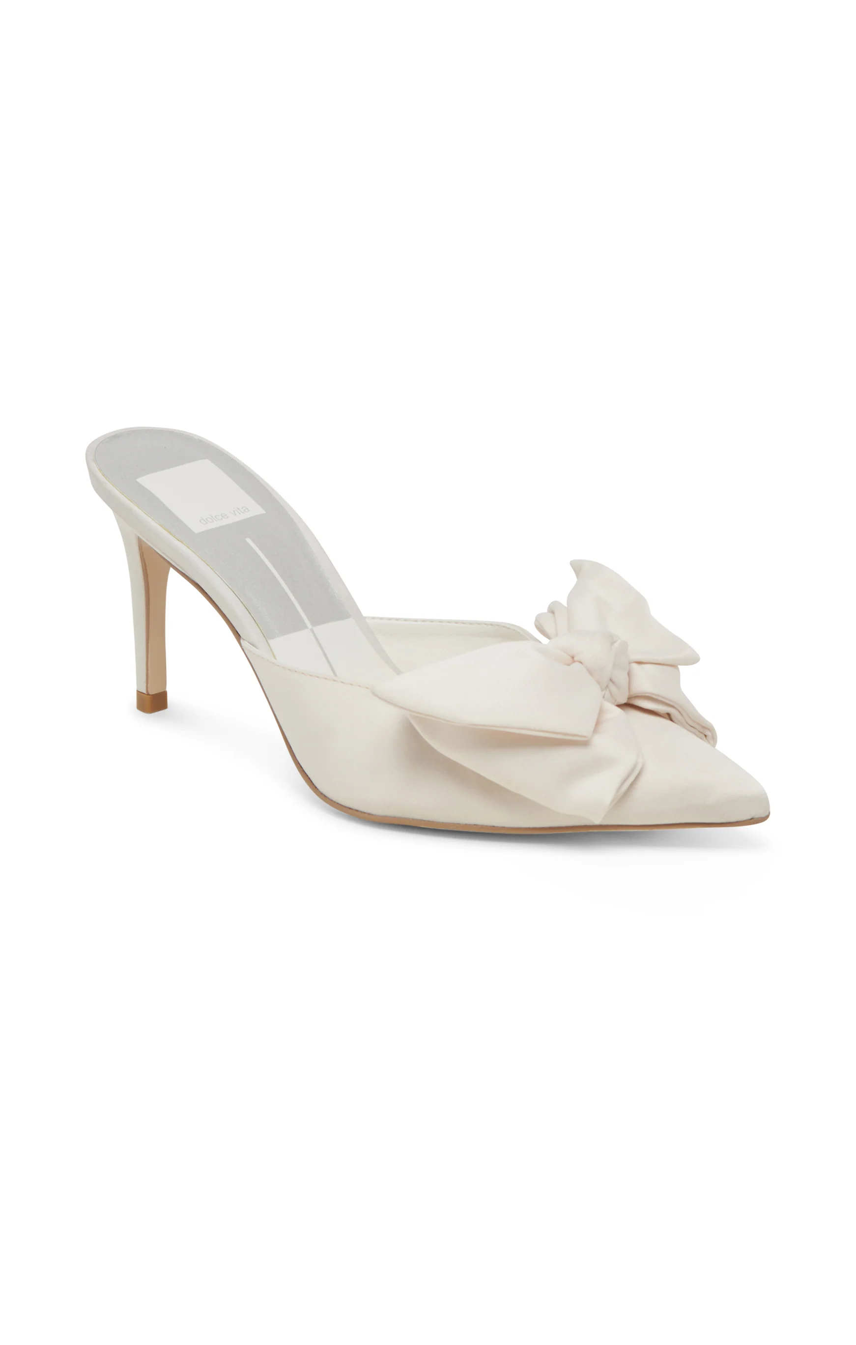 Dolce Vita Kayli Heel ~ White Satin
