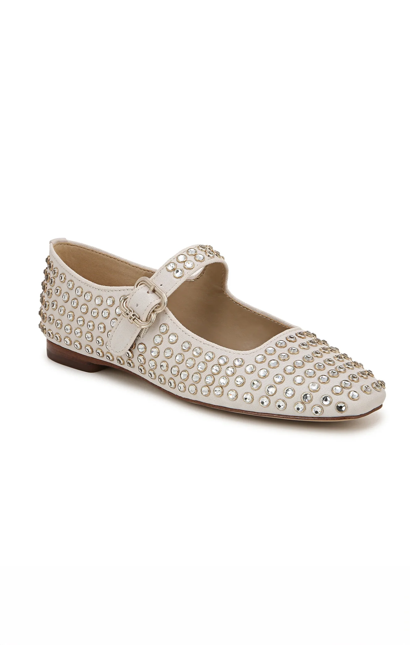 Sam Edelman Michaela Gem Ballet Flat ~ White