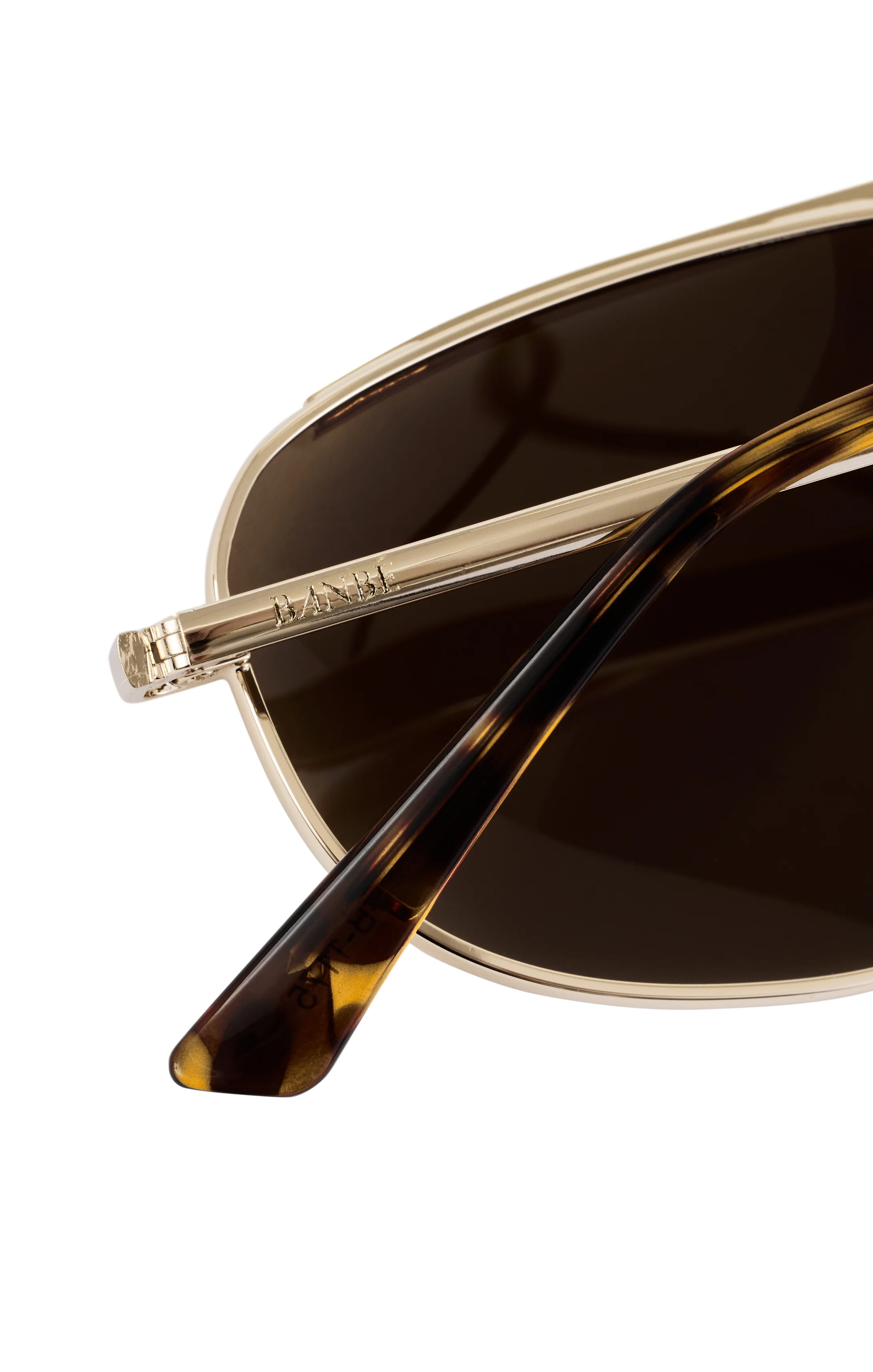 Banbé Eyewear The Halle Sunglasses ~ Gold/Brown