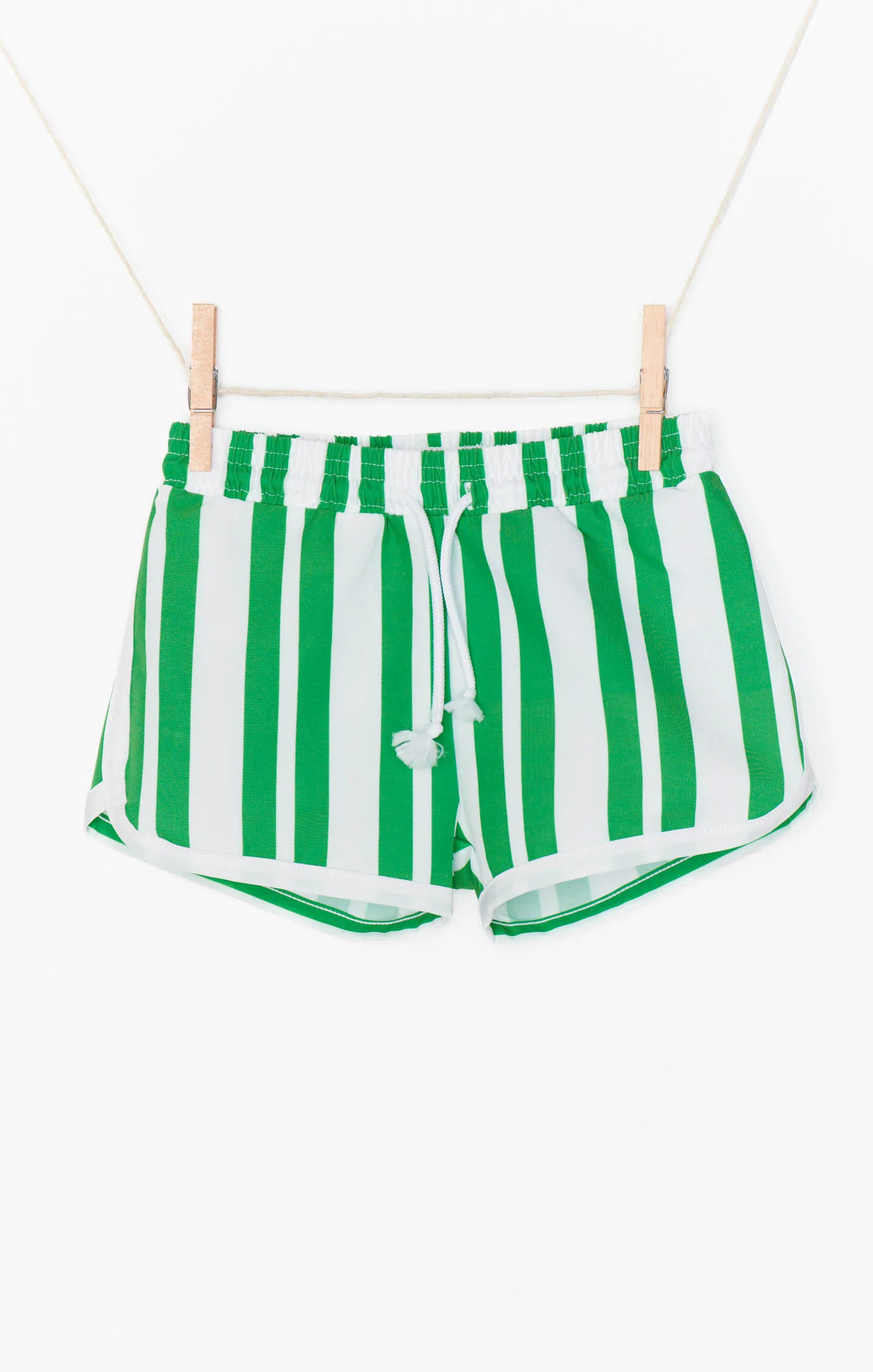 Little Beach Bum Trunks ~ Center Court Stripe