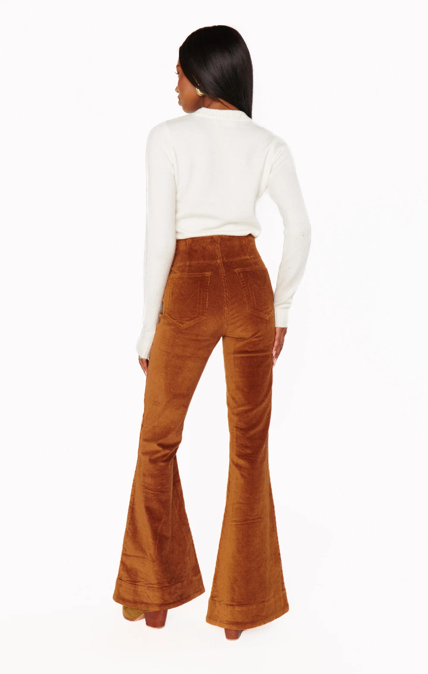 Cam Cam Bells ~ Saddle Brown Corduroy