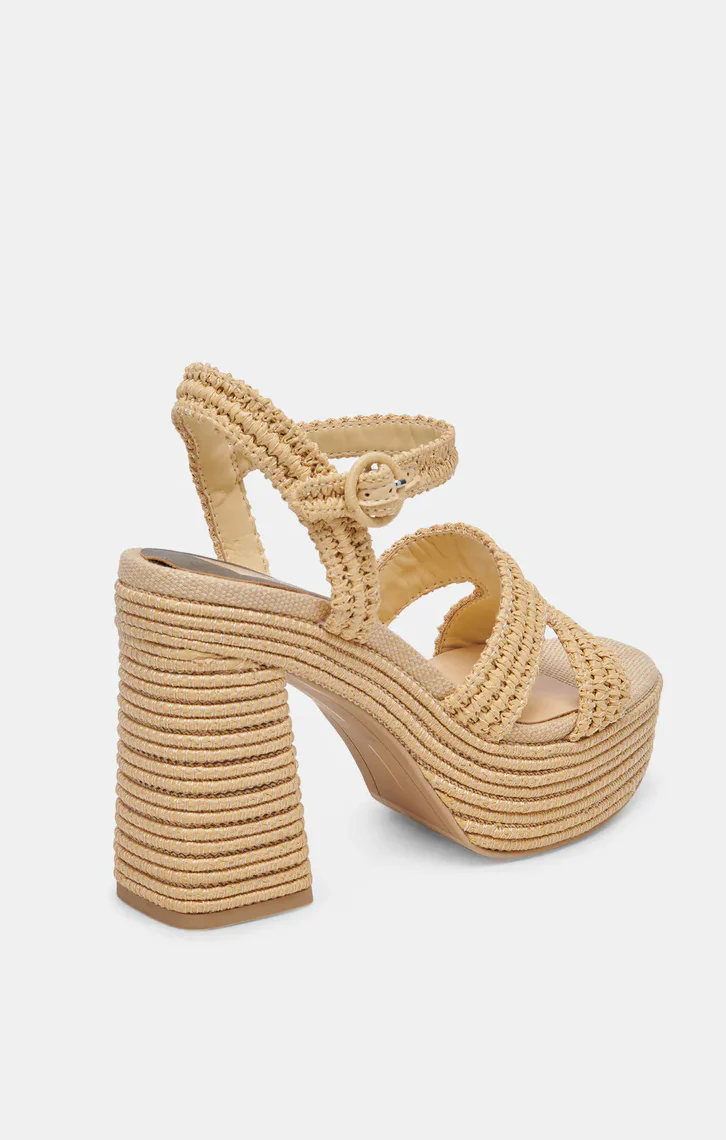Dolce Vita Lacye Platform Heel ~ Natural