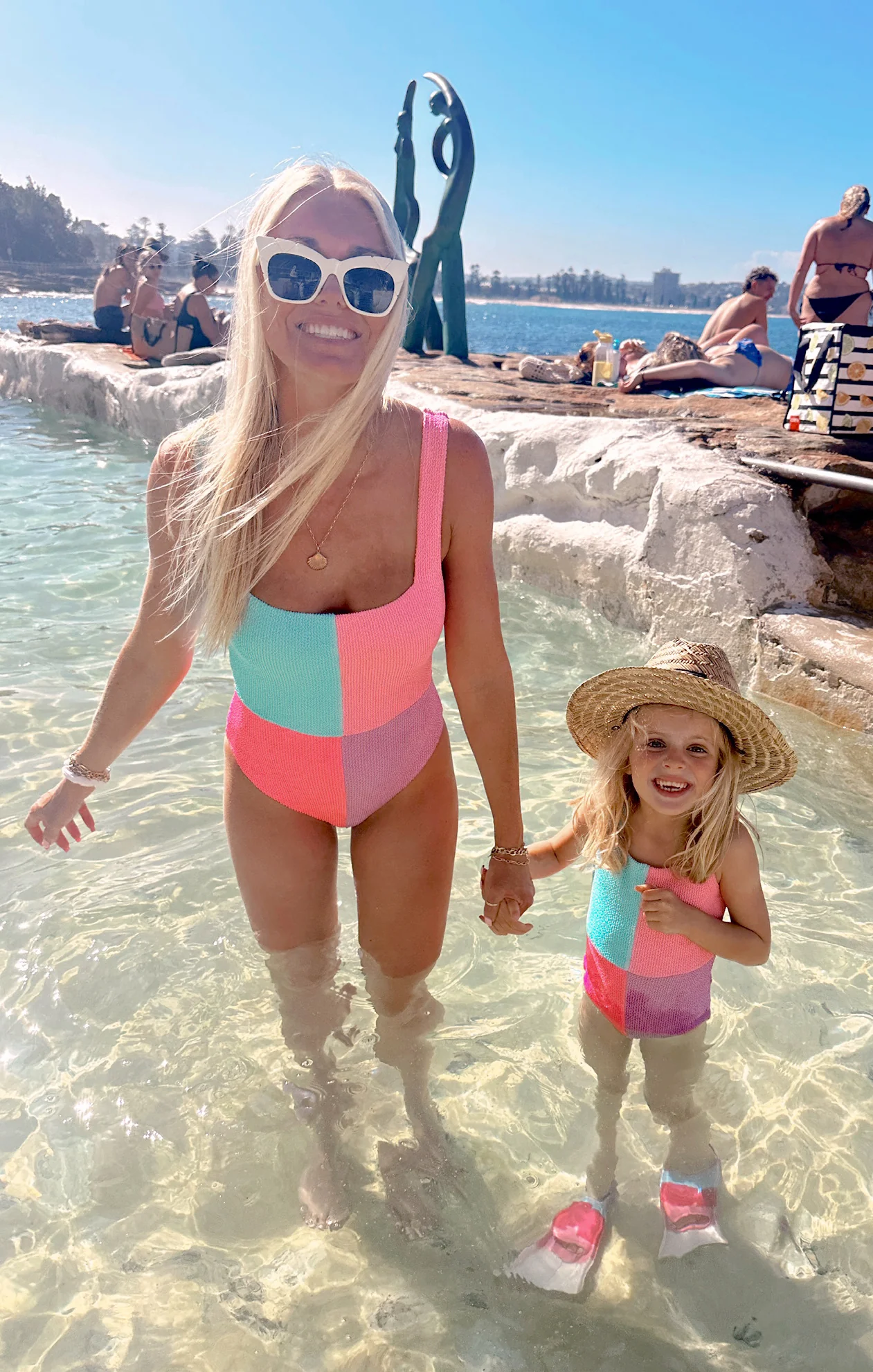 Little Scrunch One Piece ~ Barbie™ Colorblock Scrunch