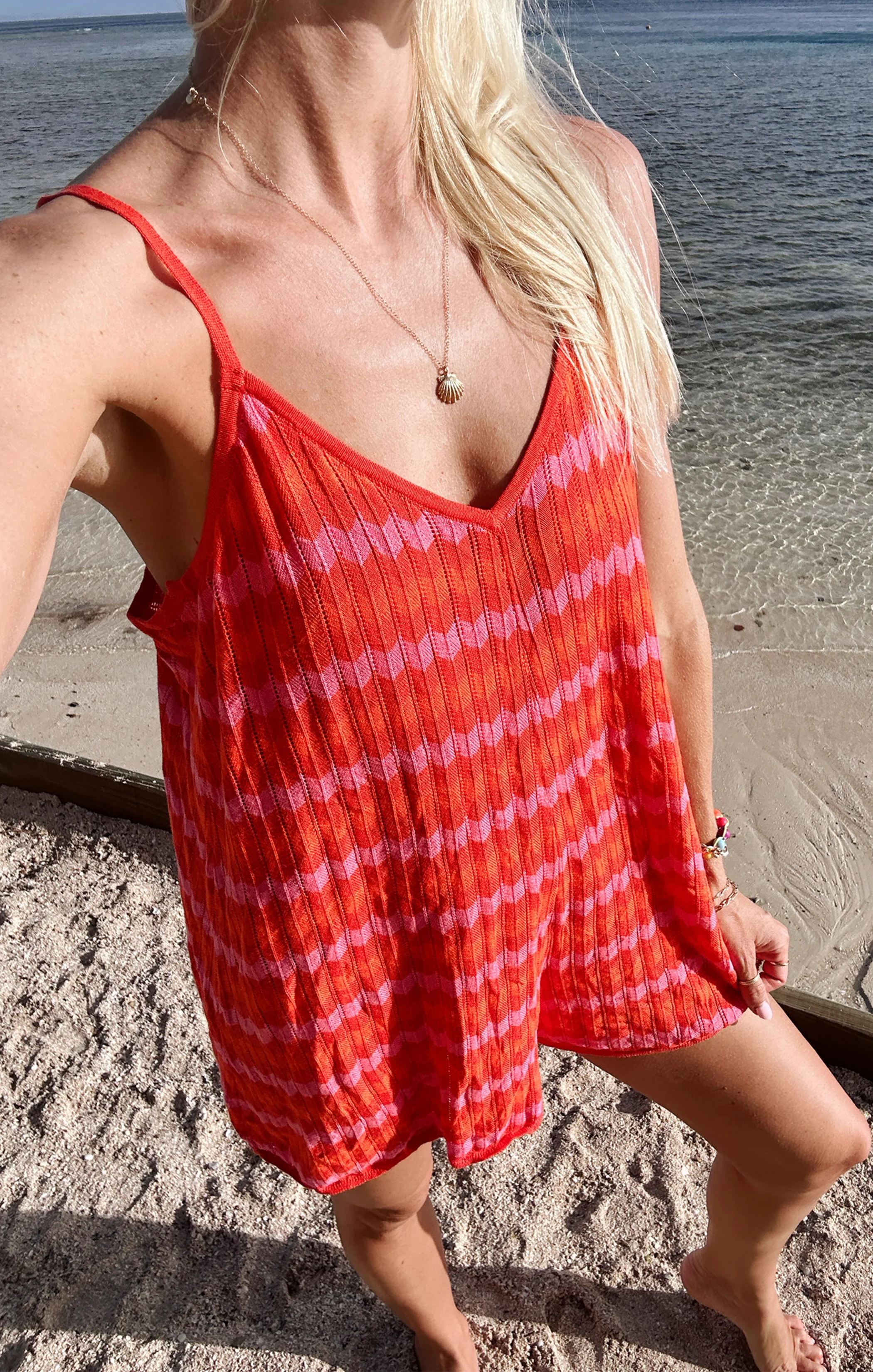 Paradise Island Knit Romper
