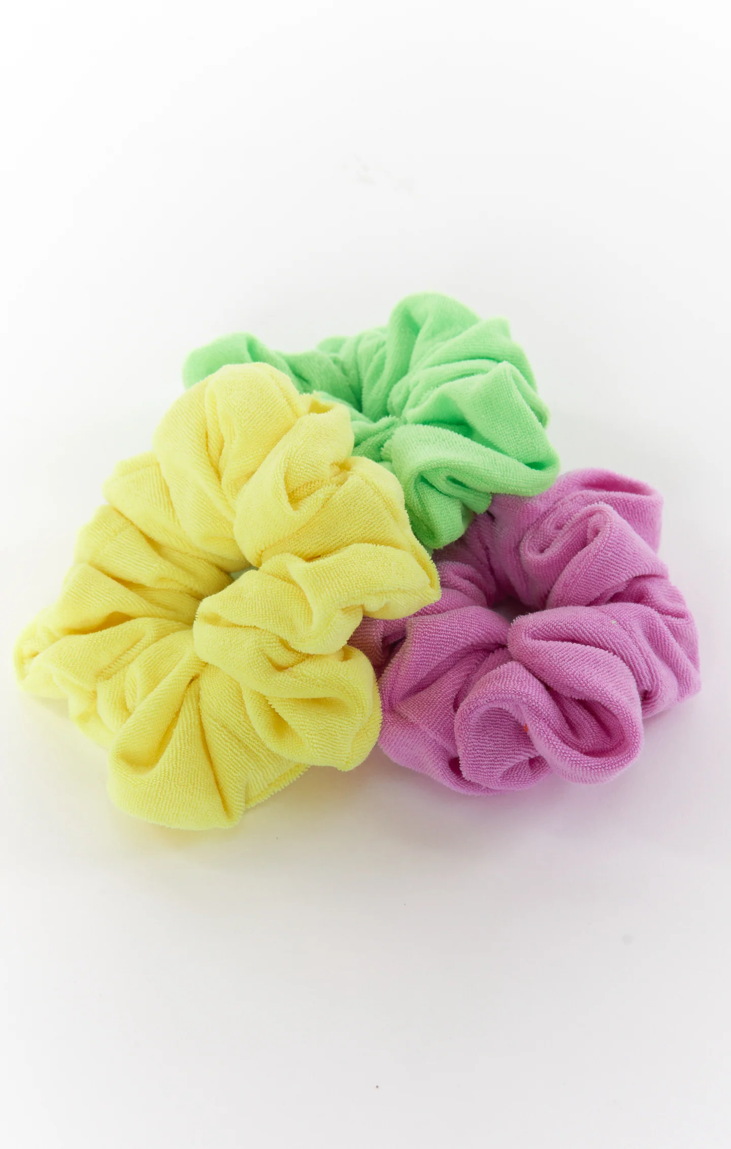 Terry Scrunchie ~ Bright Green