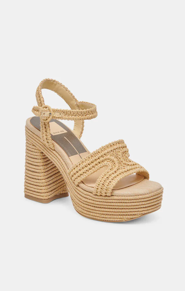 Dolce Vita Lacye Platform Heel ~ Natural