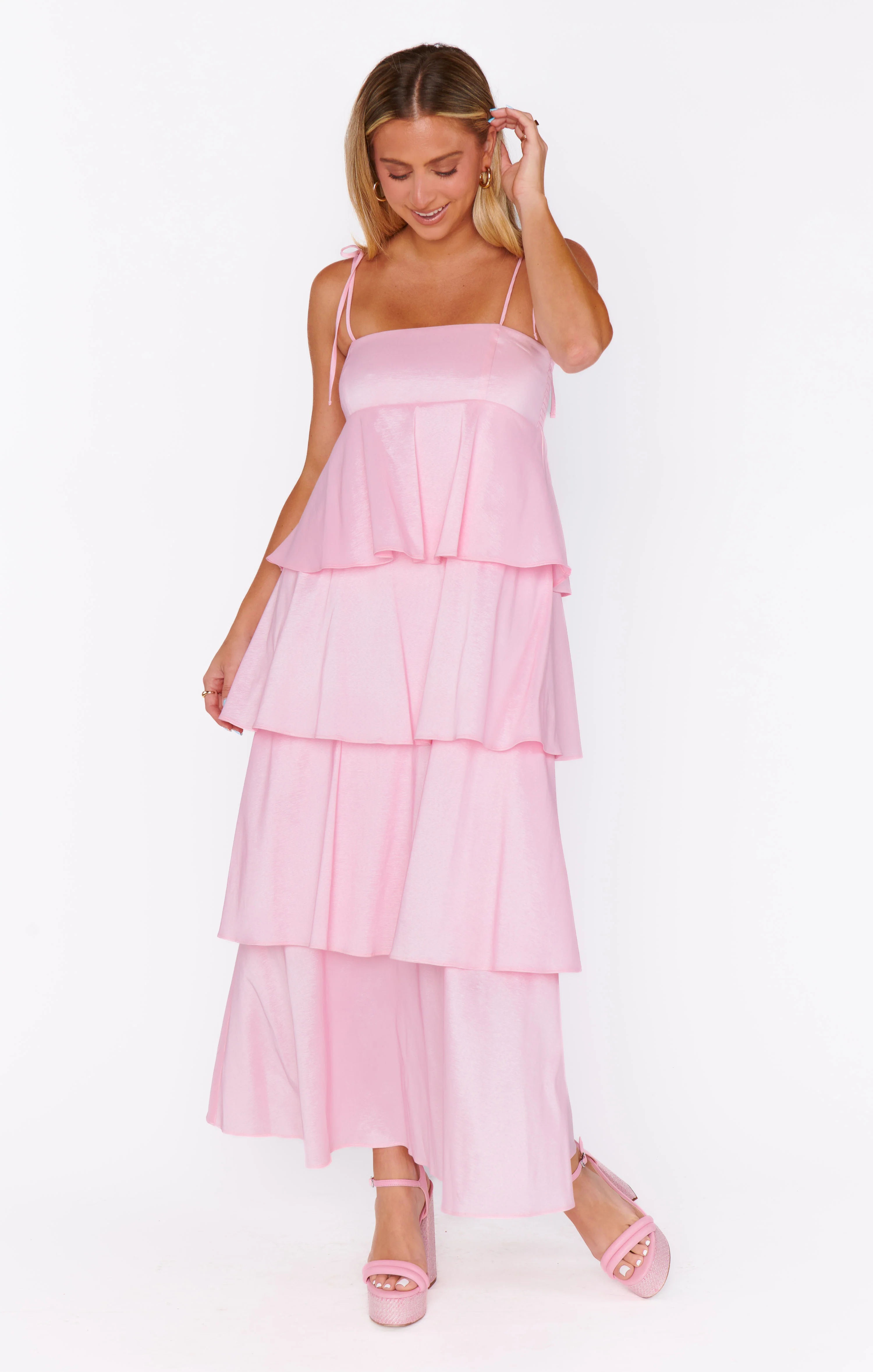Cute Dress ~ Light Pink Taffeta