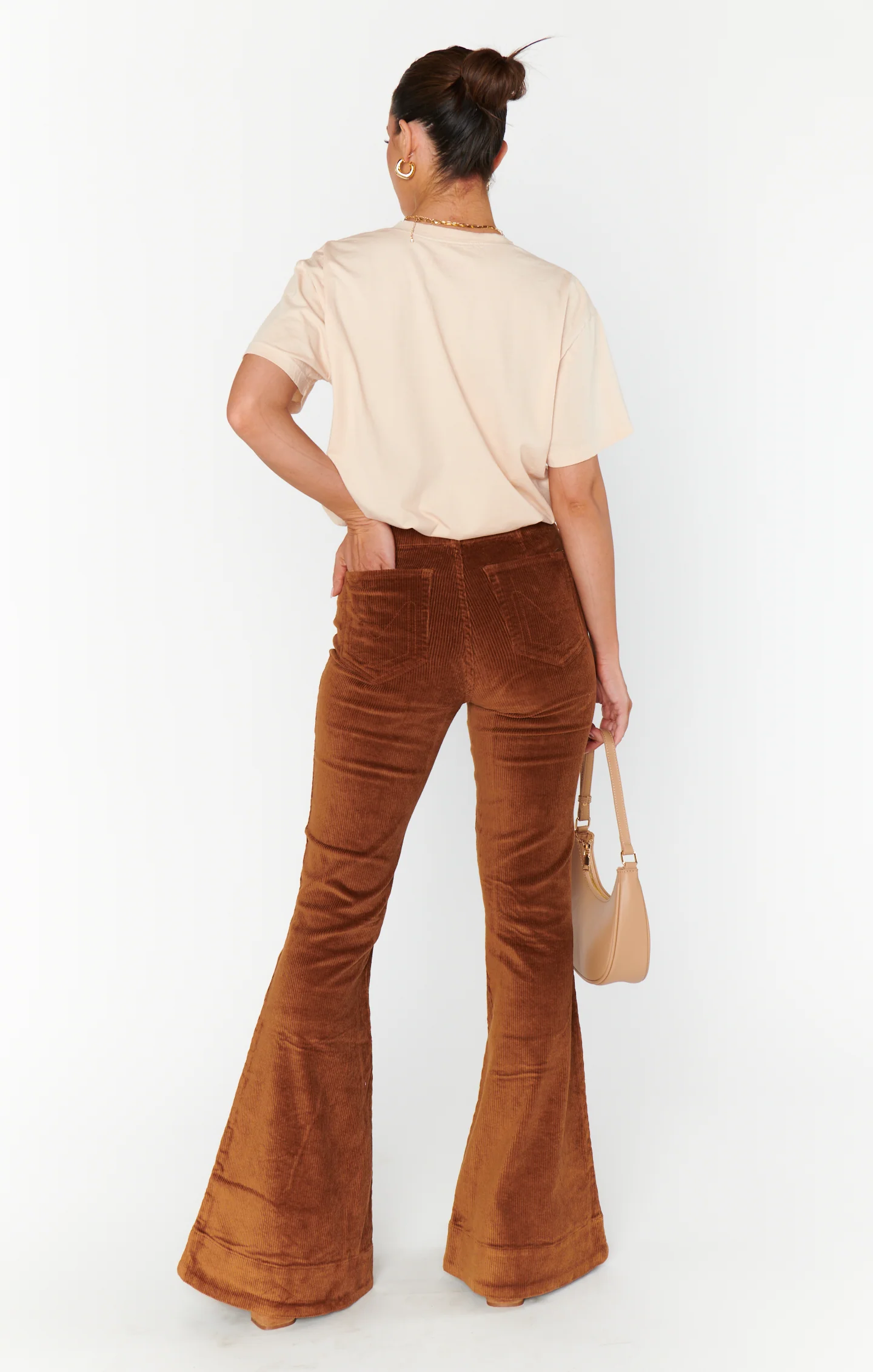 Cam Cam Bells ~ Saddle Brown Corduroy