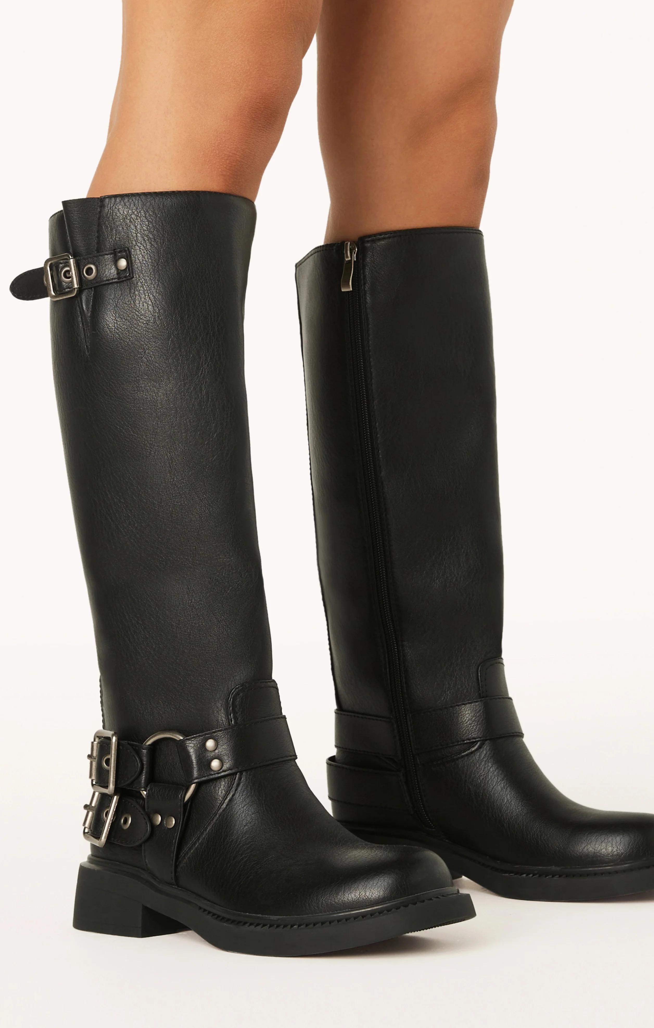 Kaylen Moto Boot ~ Black