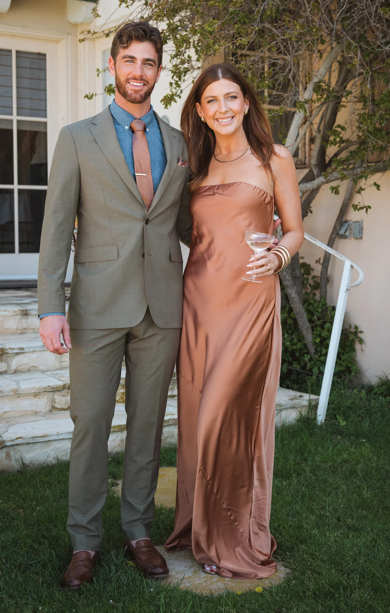 Nico Neck Tie ~ Copper Solid