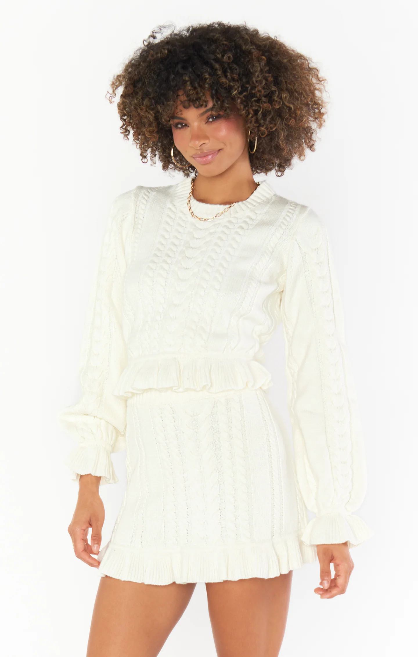 Ridley Ruffle Sweater