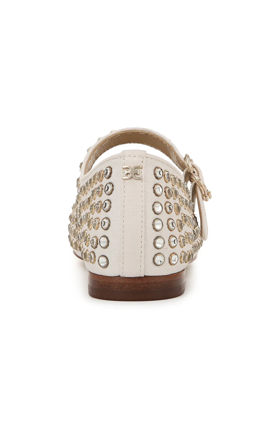 Sam Edelman Michaela Gem Ballet Flat ~ White