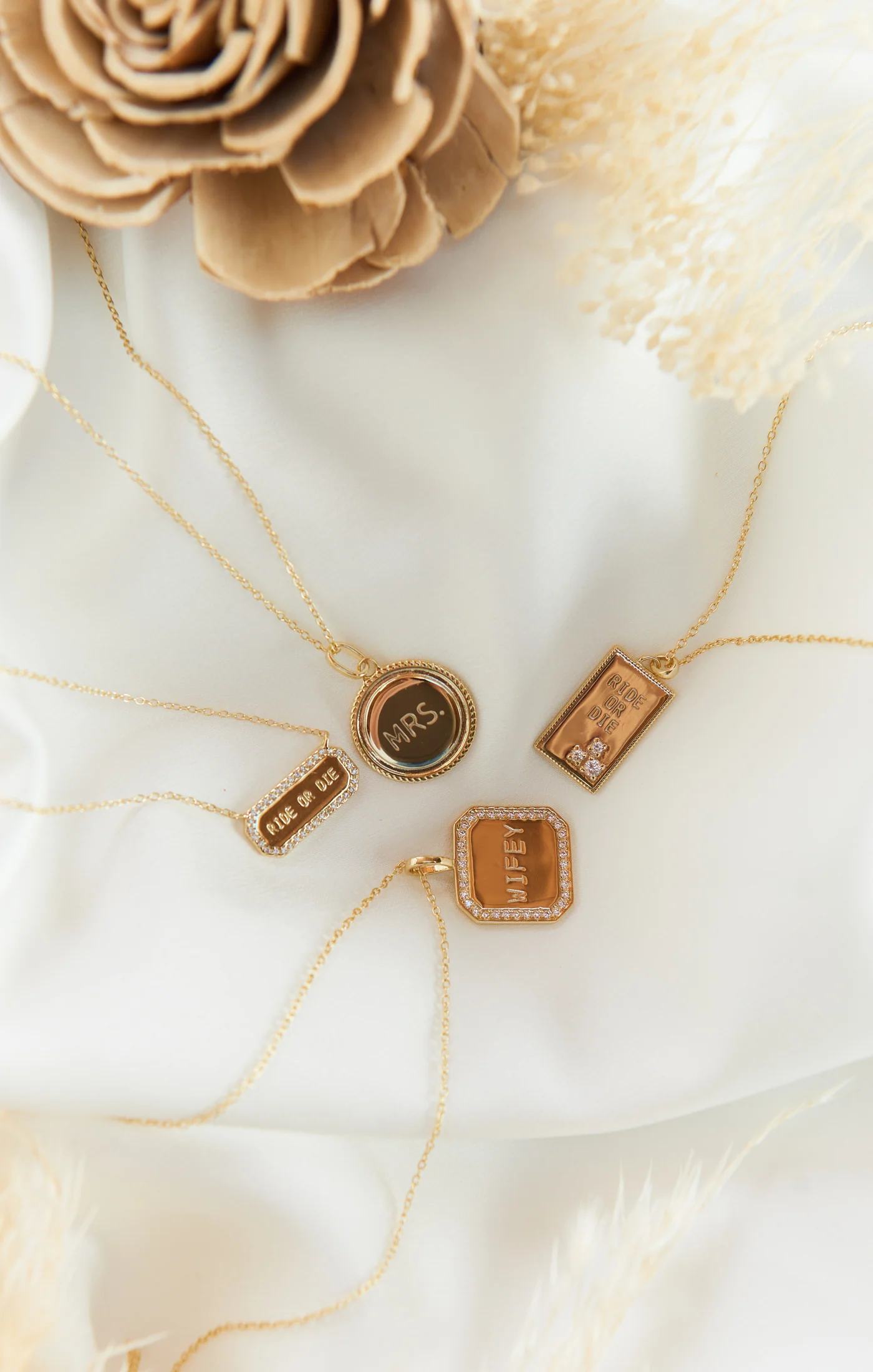 Wifey Necklace ~ 14K Gold Plated