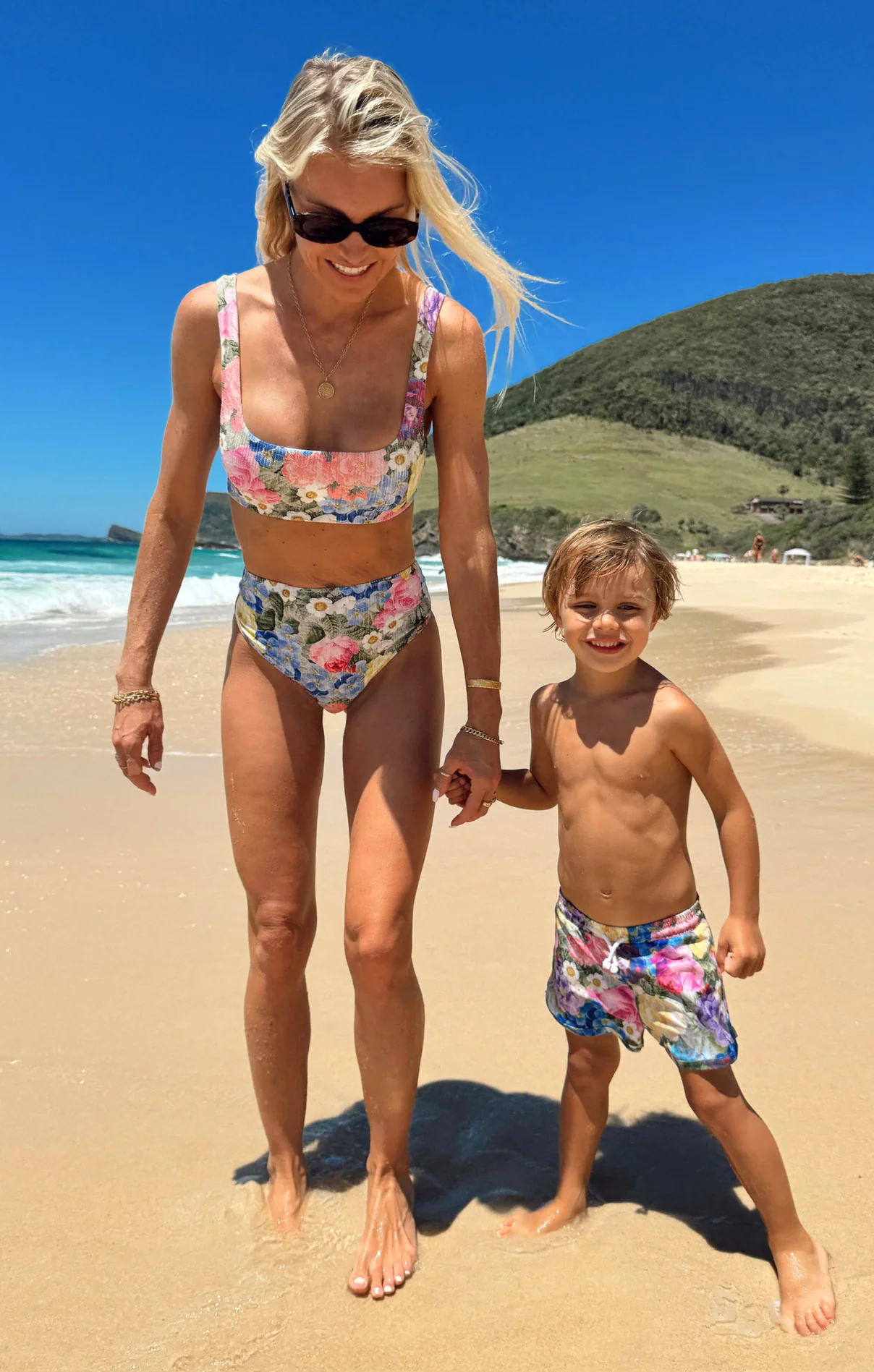 Little Beach Bum Trunks ~ Flower Shop