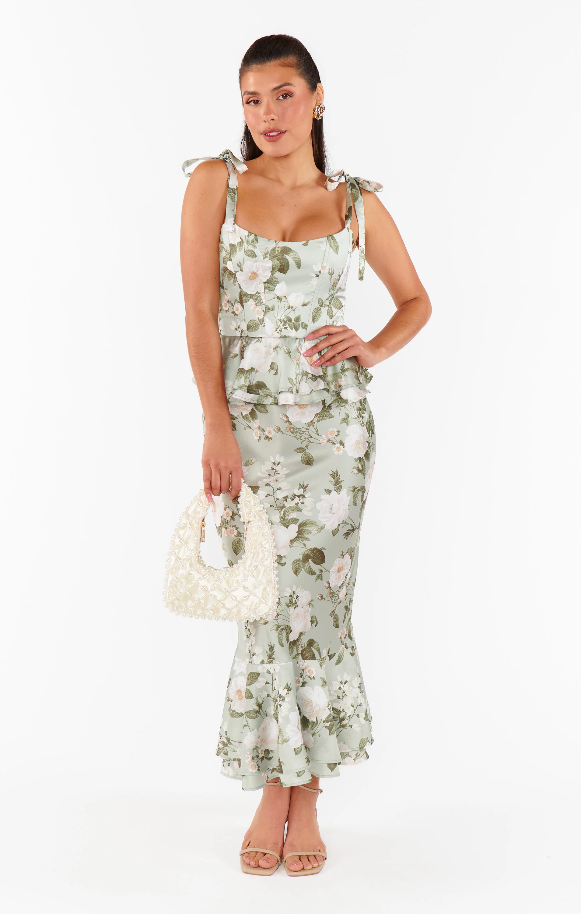 Adeline Pearly Bag ~ White