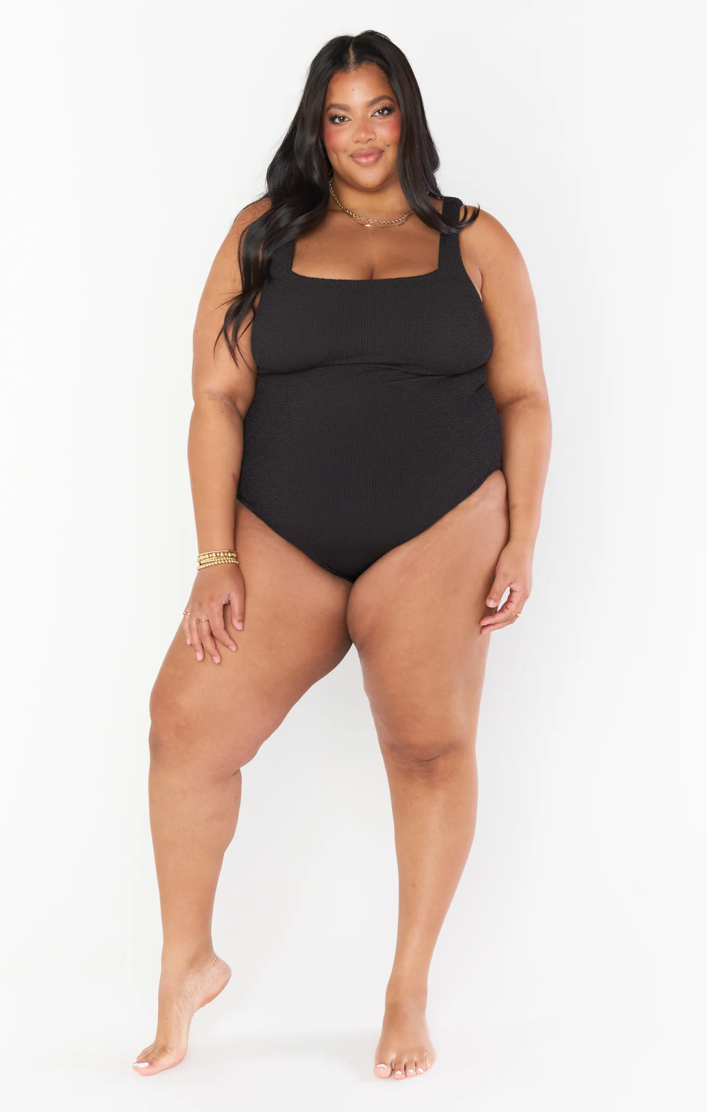 The Scrunch One Piece ~ Black Scrunch