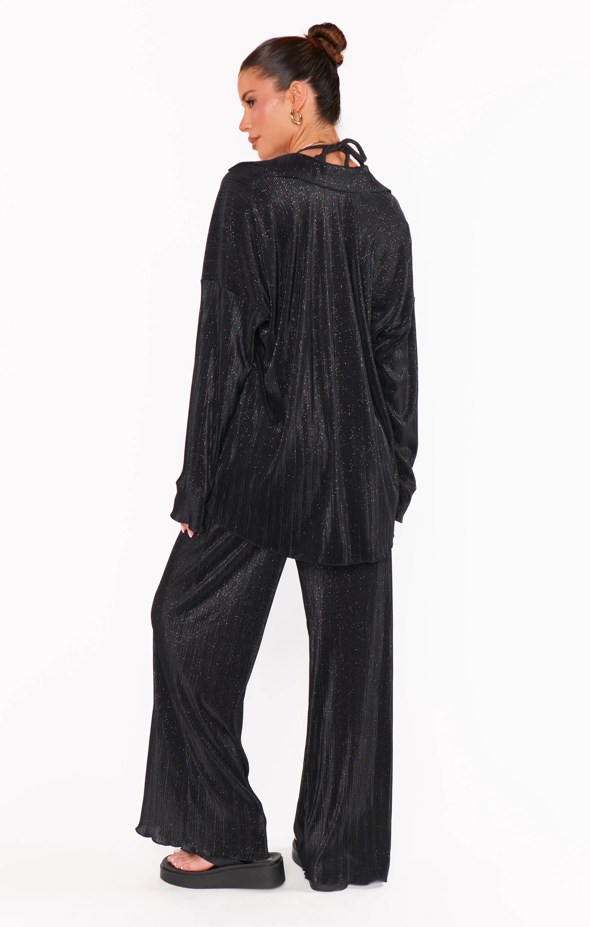 Allaround Pants ~ Black Pleat