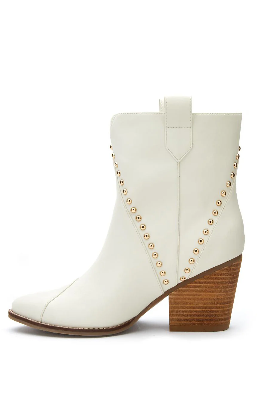 Matisse Ace Western Boot ~ Bone