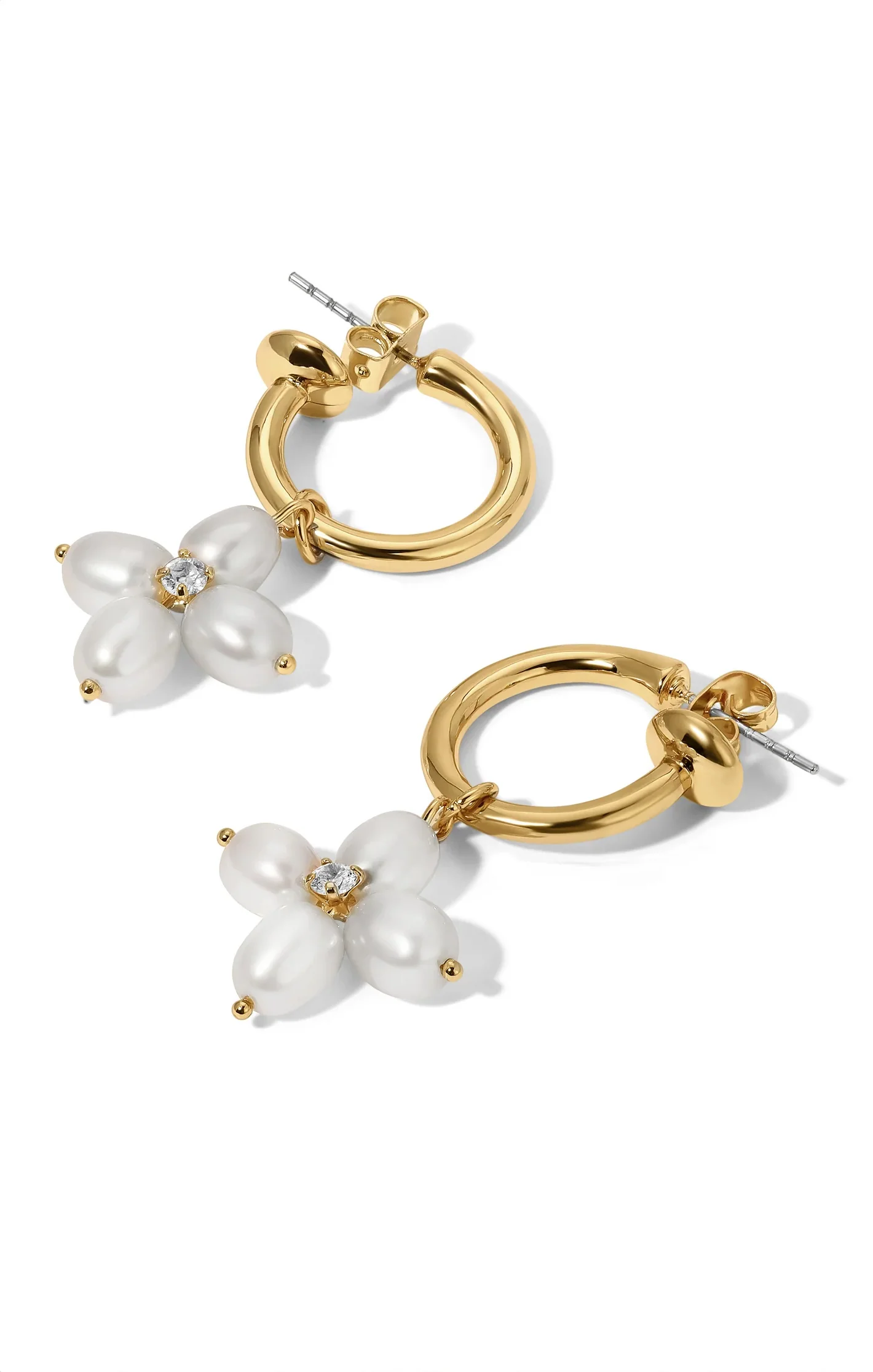 Vanessa Mooney The Lana Pearl Earrings ~ Pearl/Gold