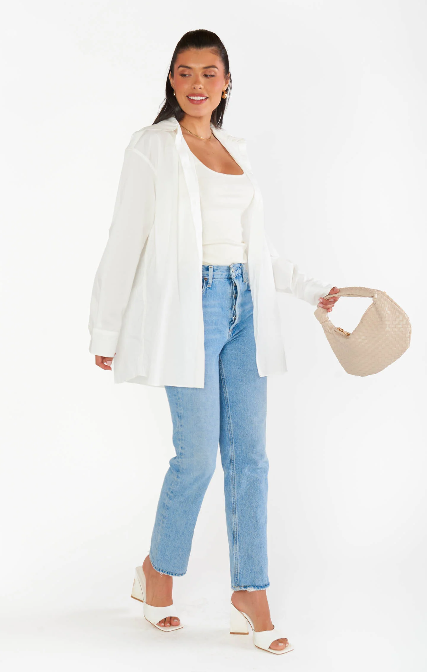 Taylor Button Down Shirt ~ Light Linen