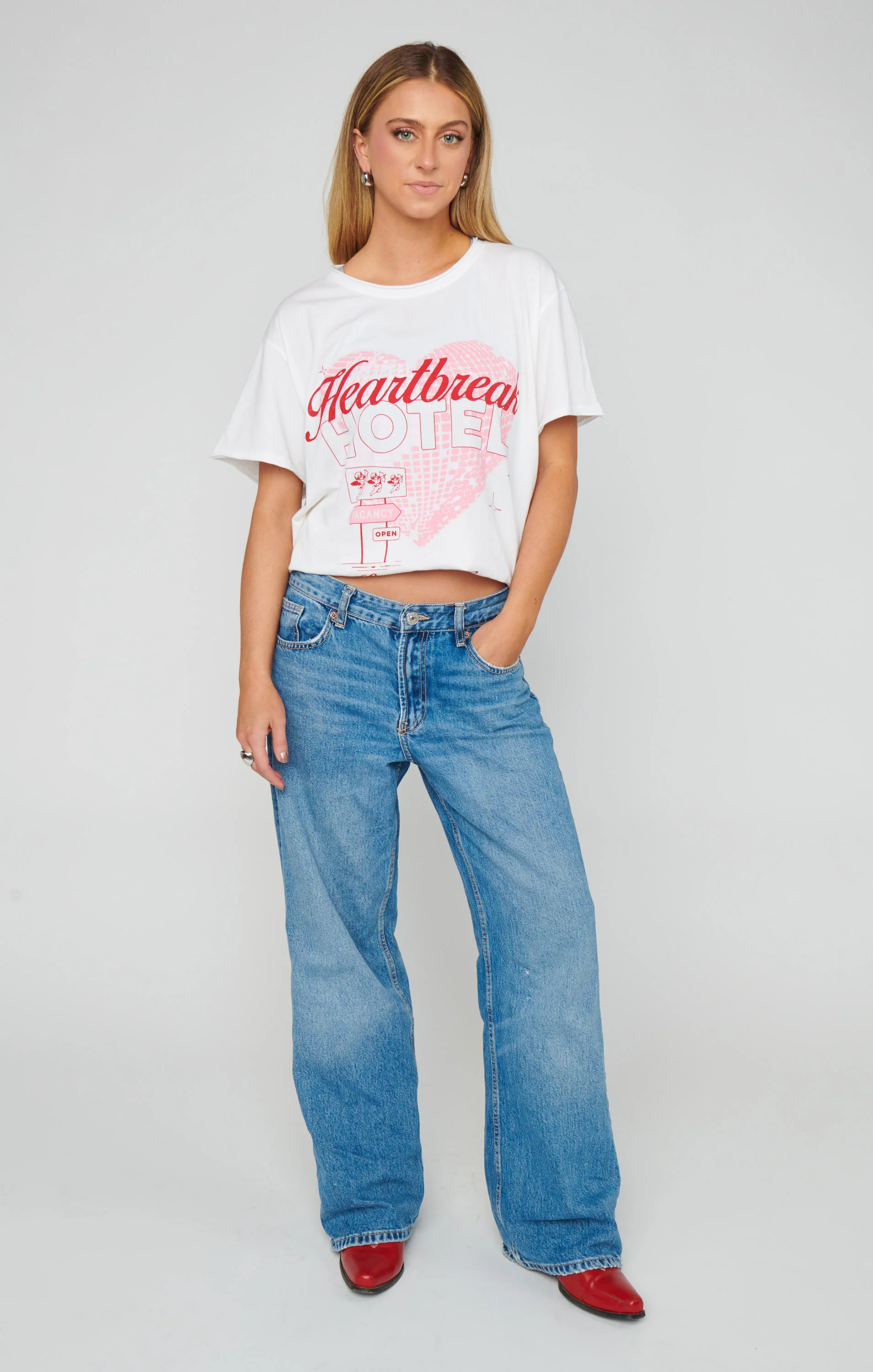 Airport Tee ~ Heartbreak Hotel Graphic