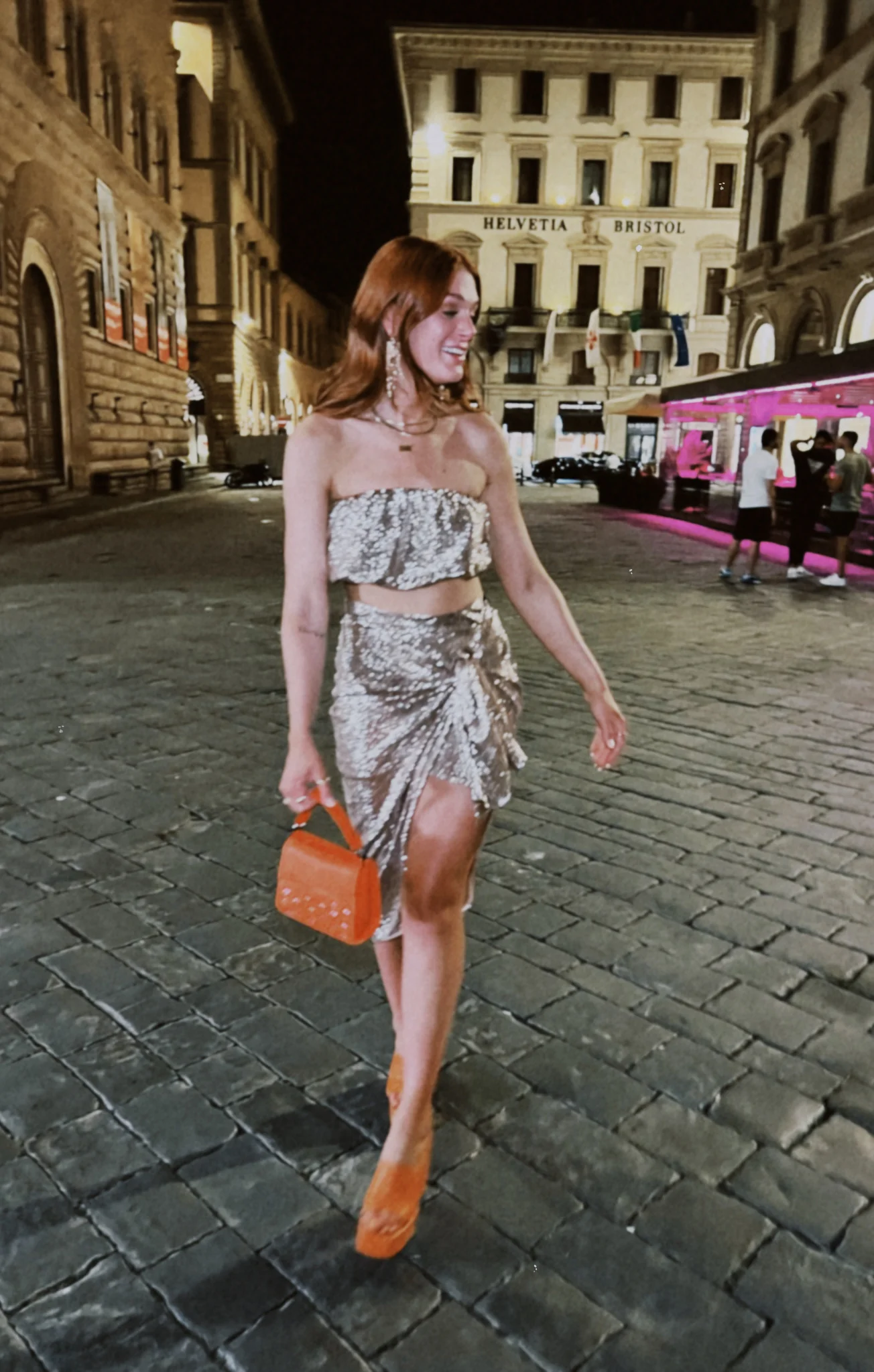 Wrap Me Up Skirt ~ Confetti Silver