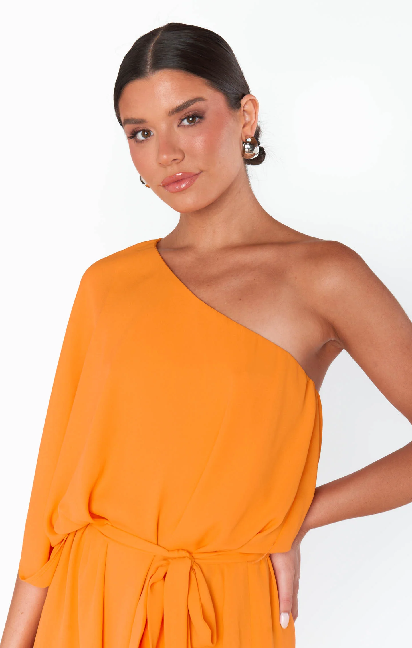 Faithy Jewels Large Lucy Hoop Earrings ~ Silver